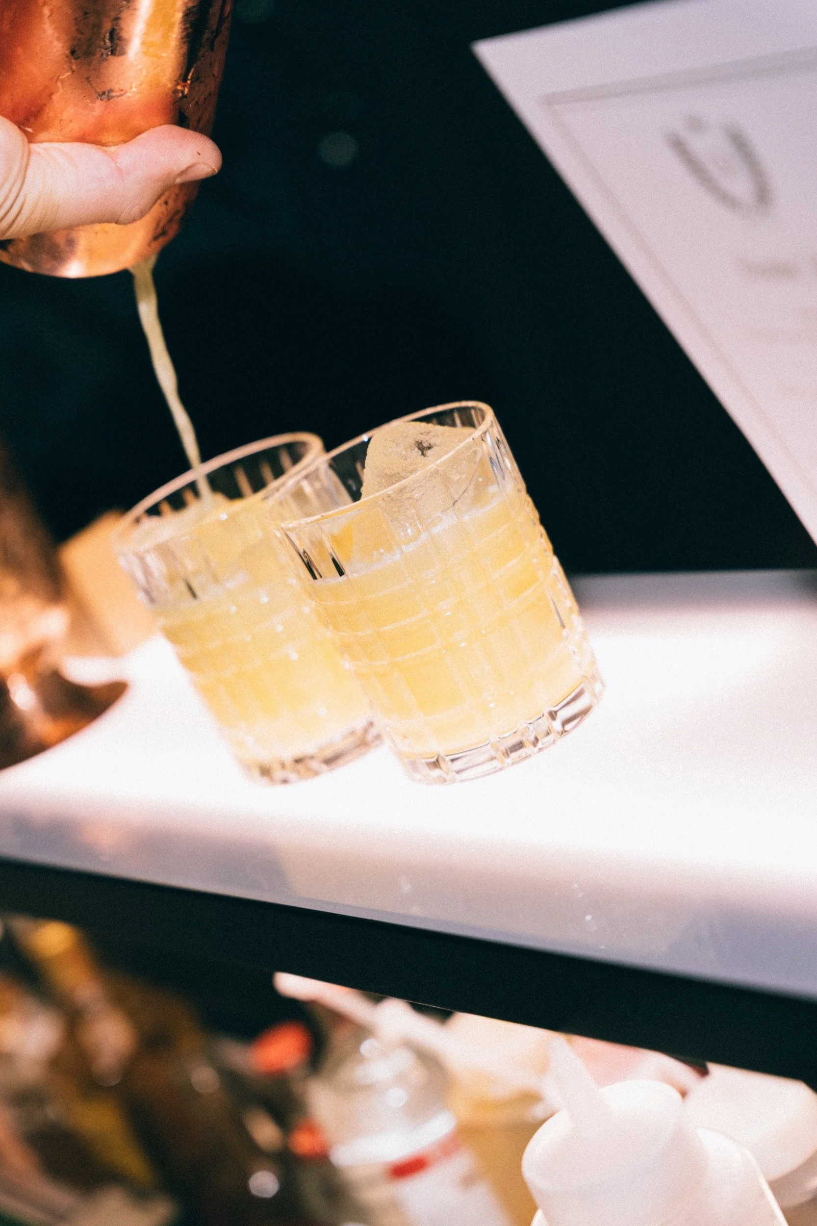 Signature cocktail bar