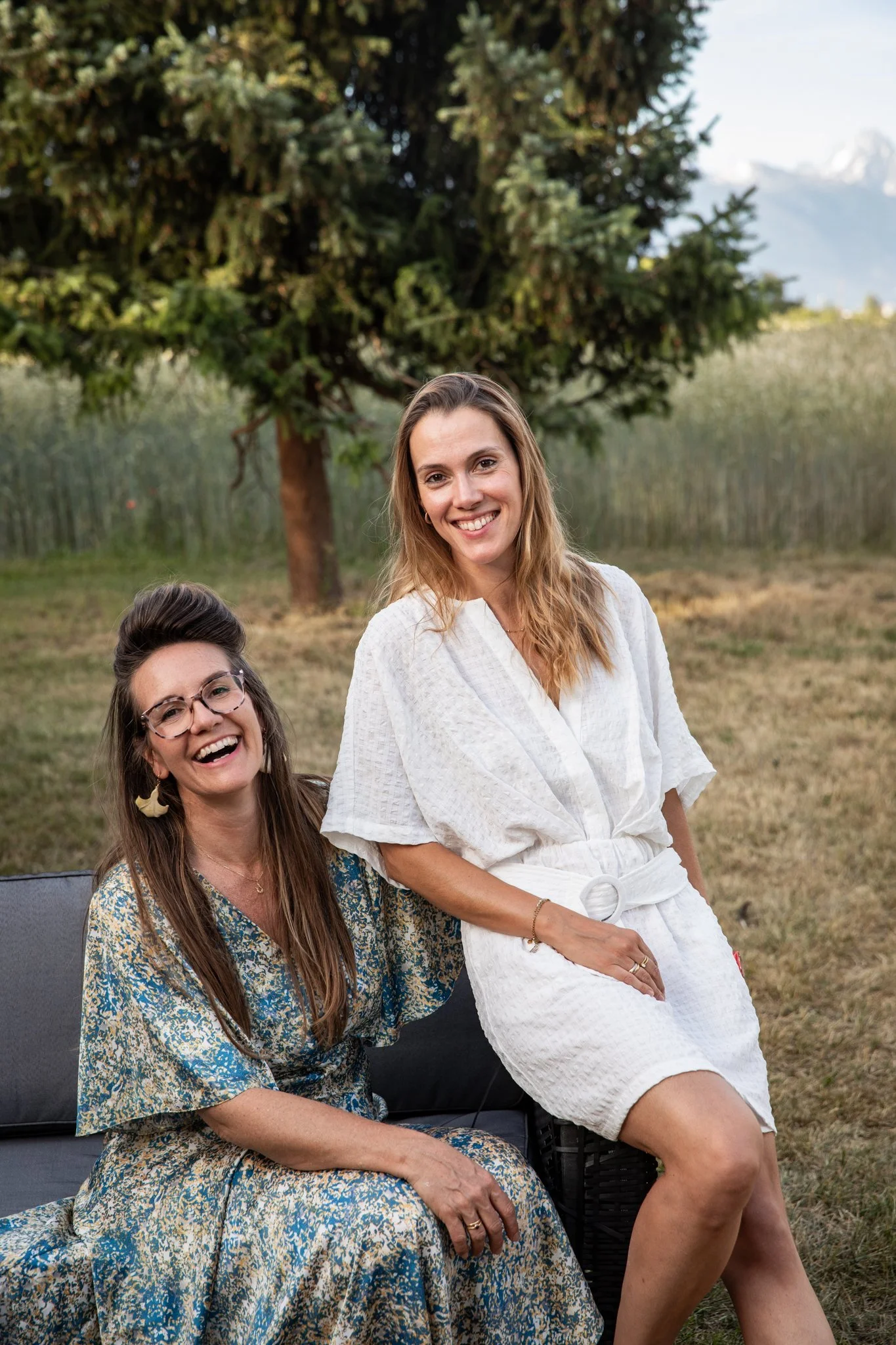 Portrait des fondatrices de Maison D. Nicole Delacrétaz et Géraldine Dardel