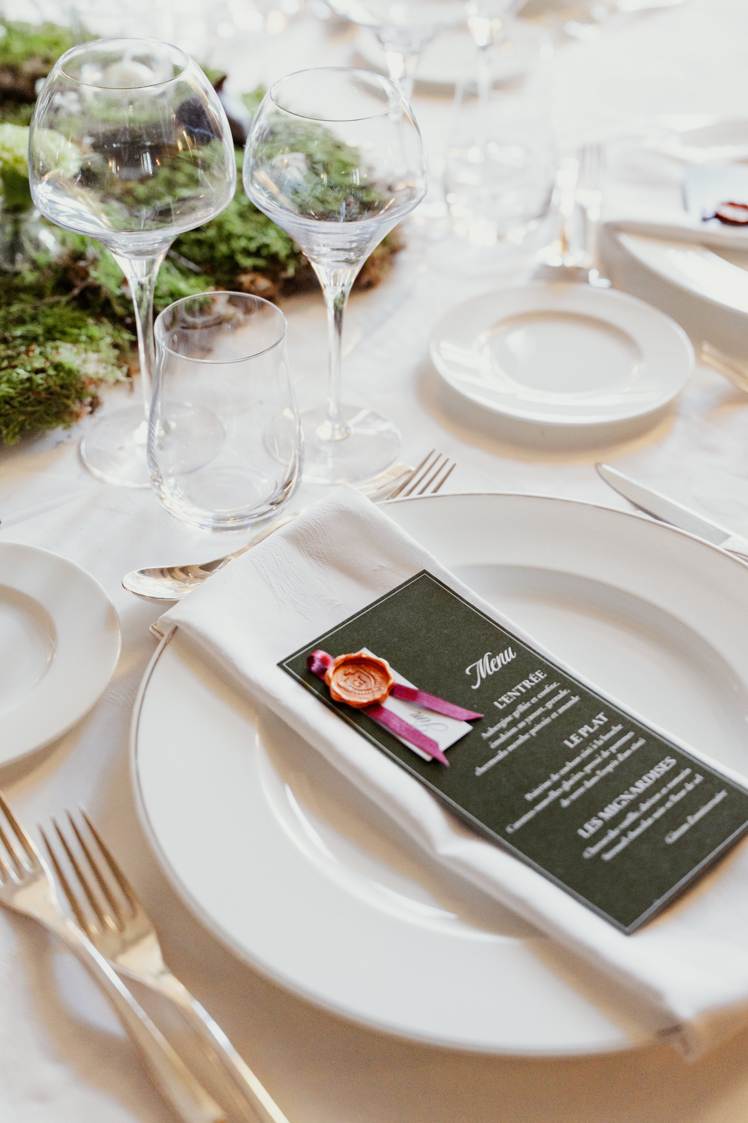Menu design