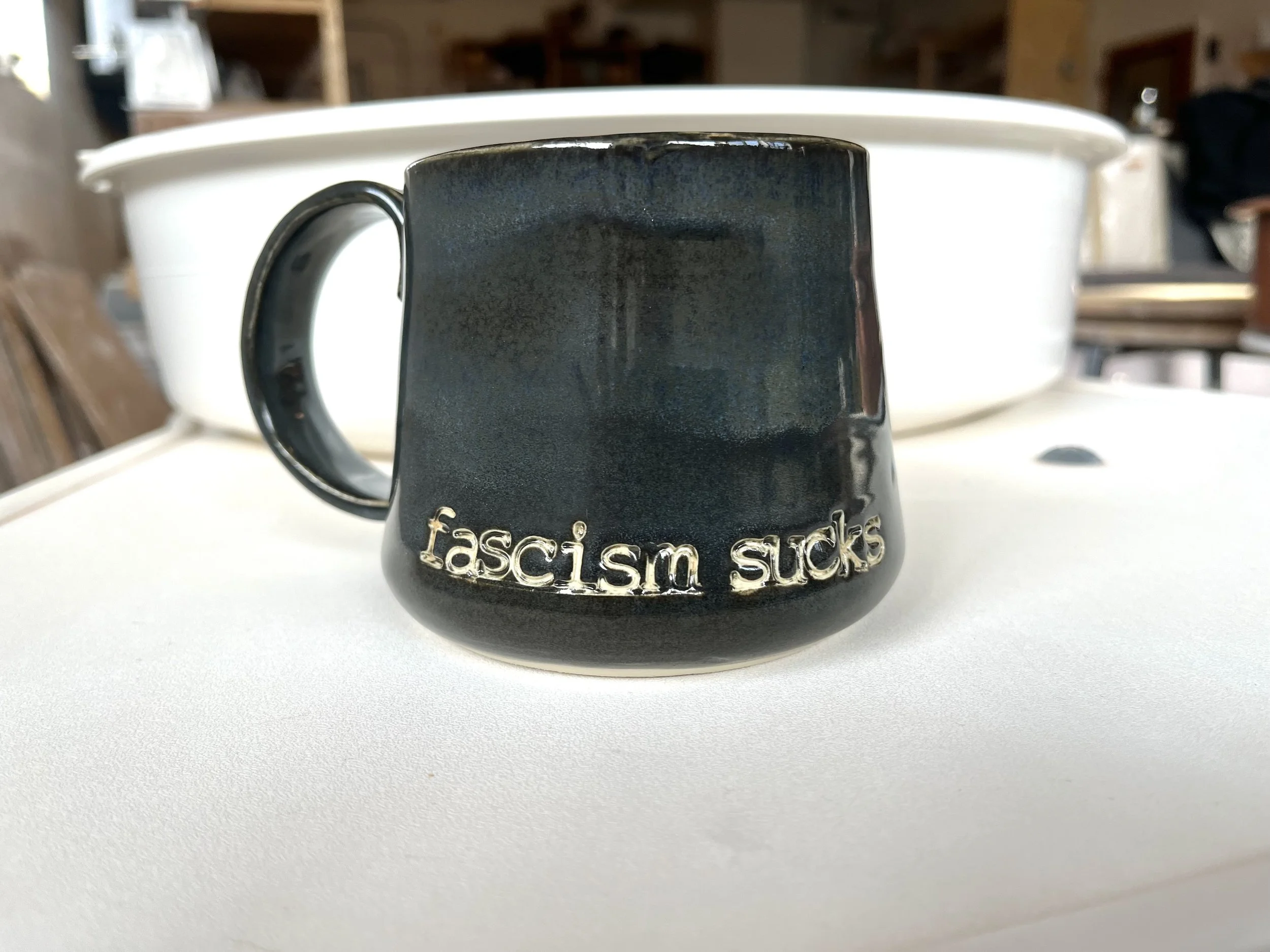 Resistance Mug - "Fascism Sucks"