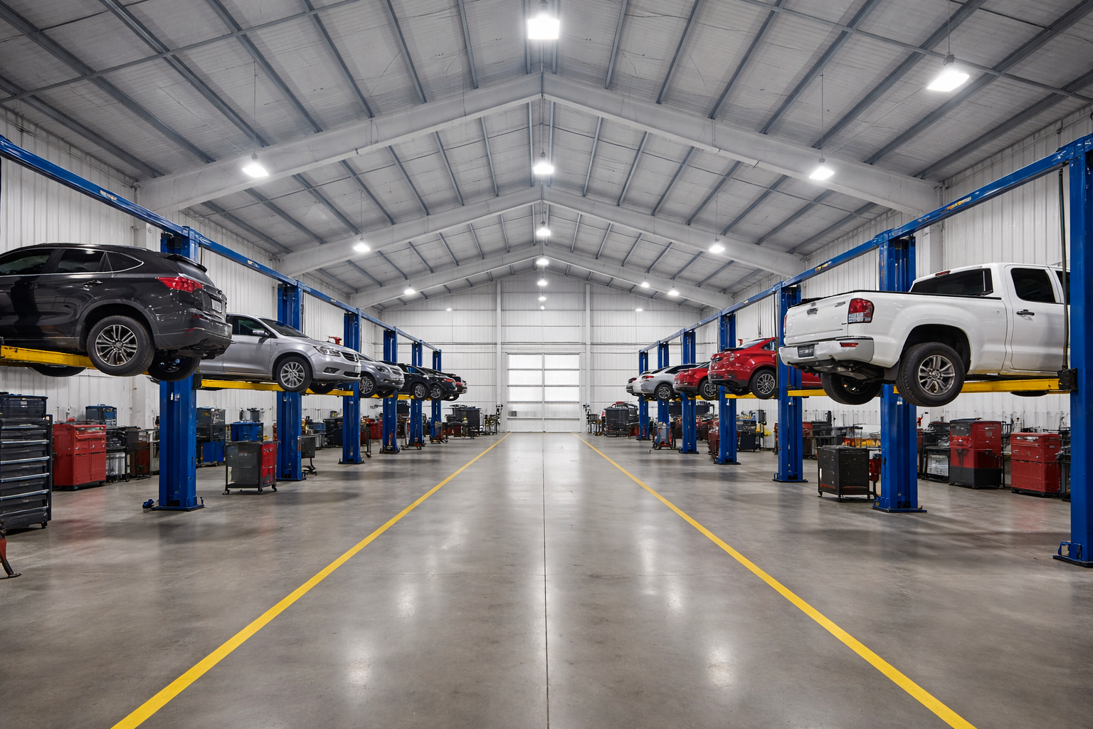 Pre-Engineered Service Building