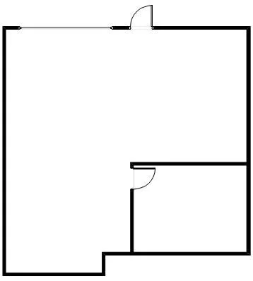Floorplate Suite 105 B -warehouse