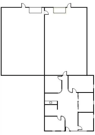 Floorplate of Suite 100 & 101B