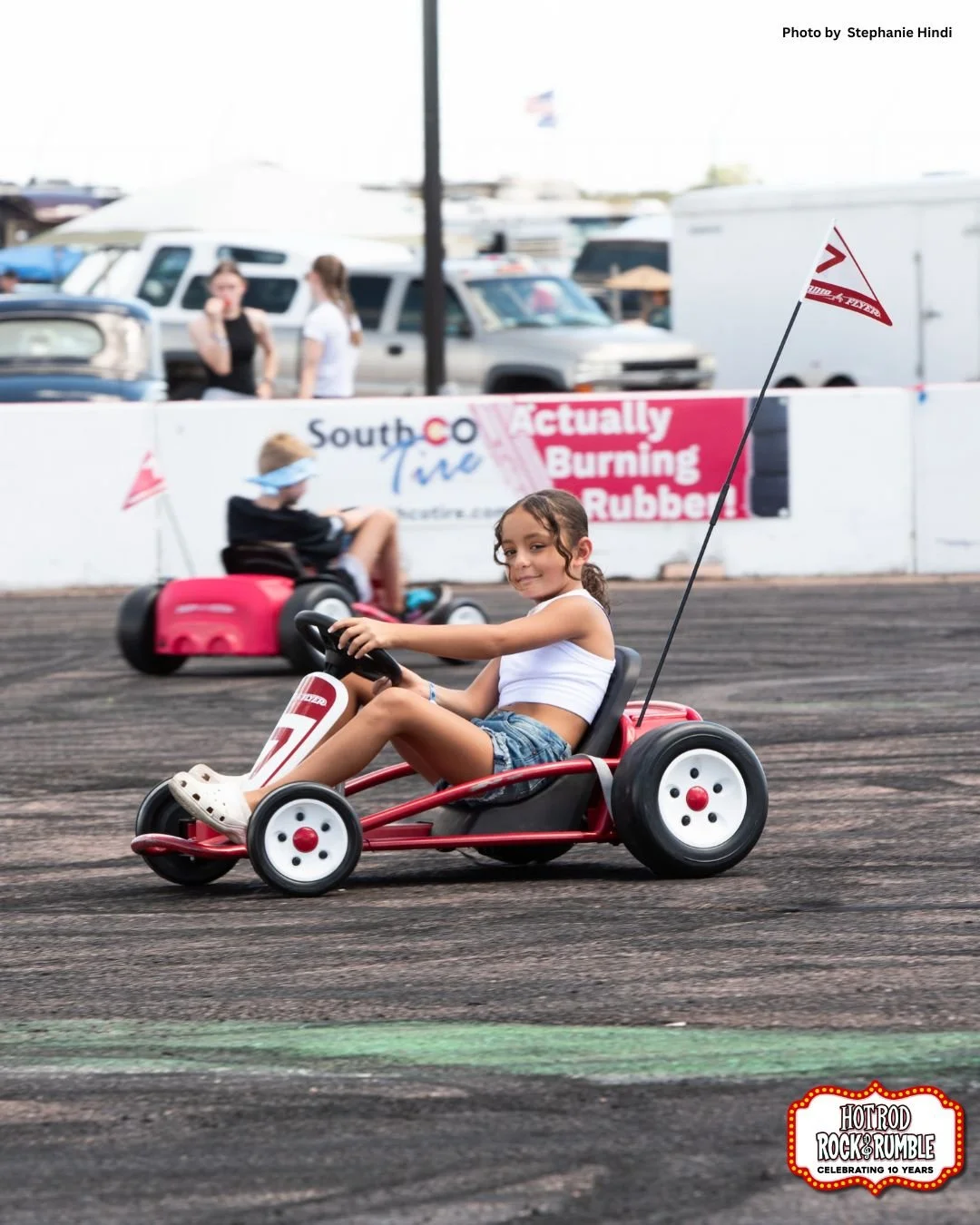Kids can cruise, race, and show off their skills in the Hot Rod Rock Powerwheels experience one of the most fun family activities of the weekend.

🏁 Multiple sessions available for Kid-sized horsepower
From future hot rodders to first-time drivers, 