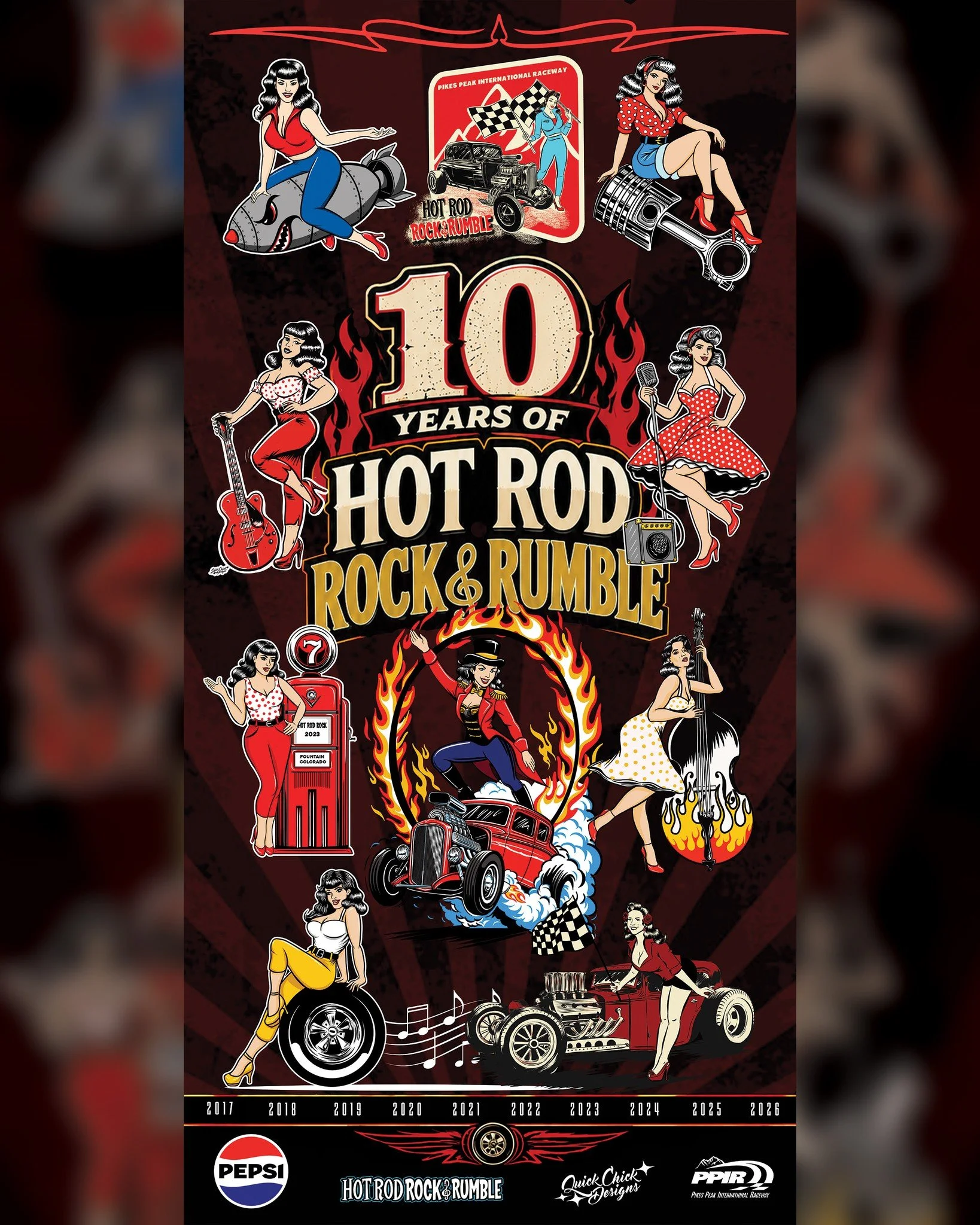 10 days to go!

We're just 10 days away from celebrating 10 incredible years of Hot Rod Rock &amp; Rumble! Join us August 13&ndash;16 as we celebrate a decade of hot rods, rockabilly, and unforgettable memories!

What has been your favorite Hot Rod R