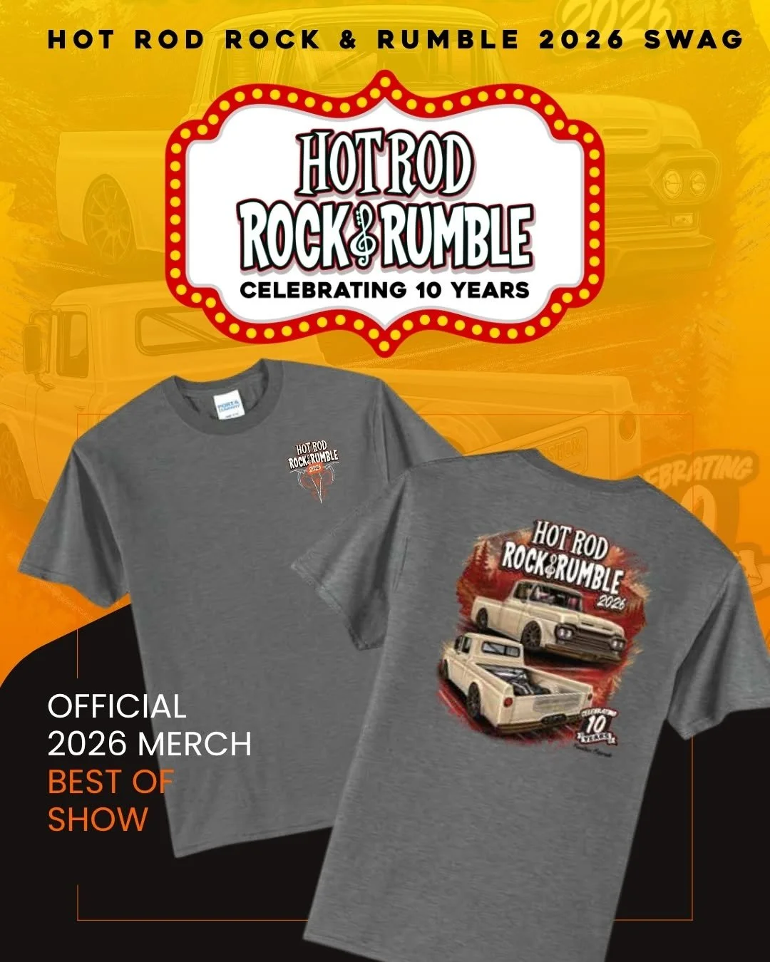 WHO WANTS 2026 HOT ROD ROCK &amp; RUMBLE MERCH?! 🤘🔥

We&rsquo;re gauging interest in offering 2026 Hot Rod Rock &amp; Rumble shirts ONLINE ONLY and shipping them straight to you!

Would you order one?

❤️ YES, ABSOLUTELY
😎 NO, I DON&rsquo;T WANT T