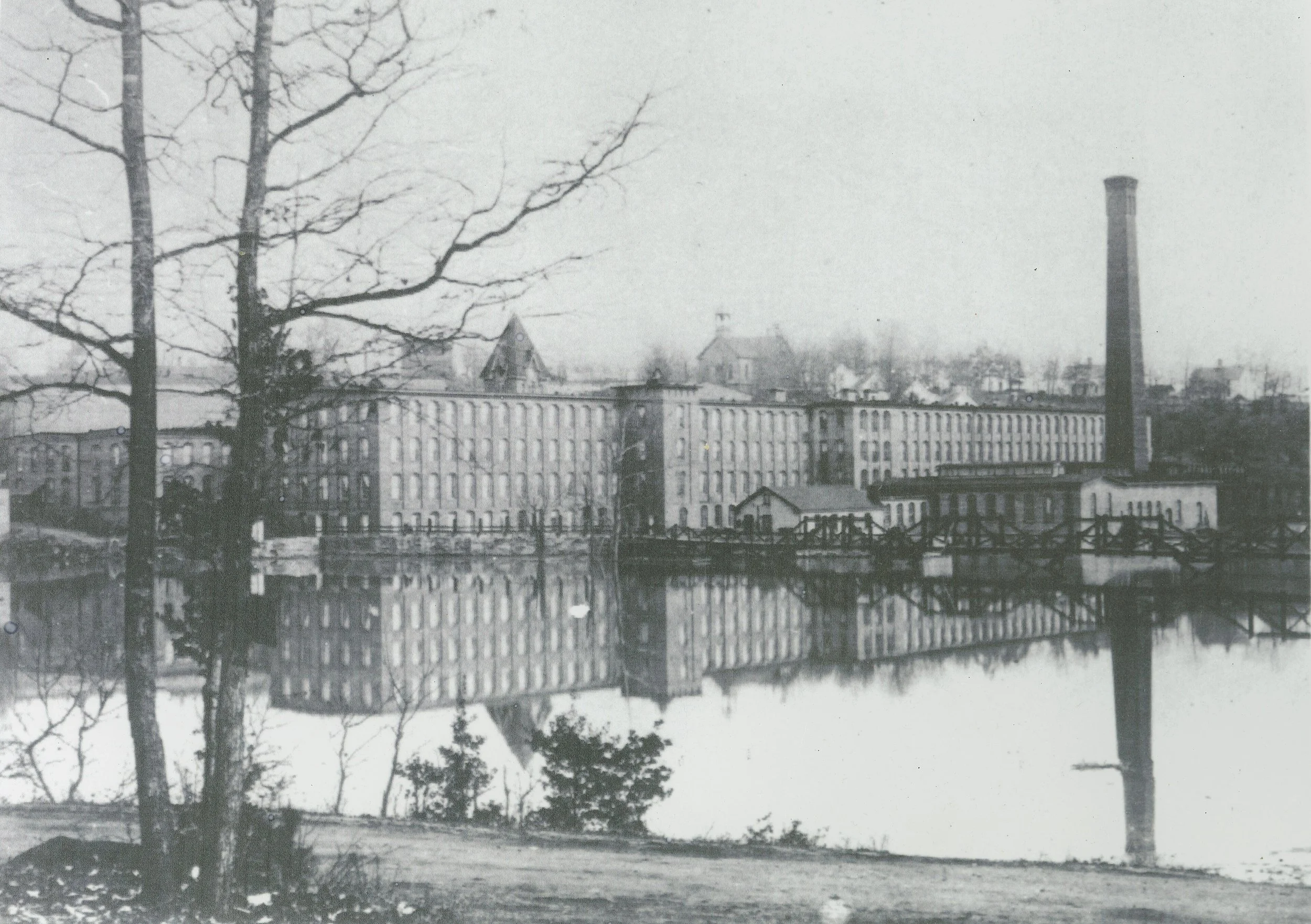 Historic Piedmont Manufacturing Company mill along the Saluda River in Piedmont, South Carolina