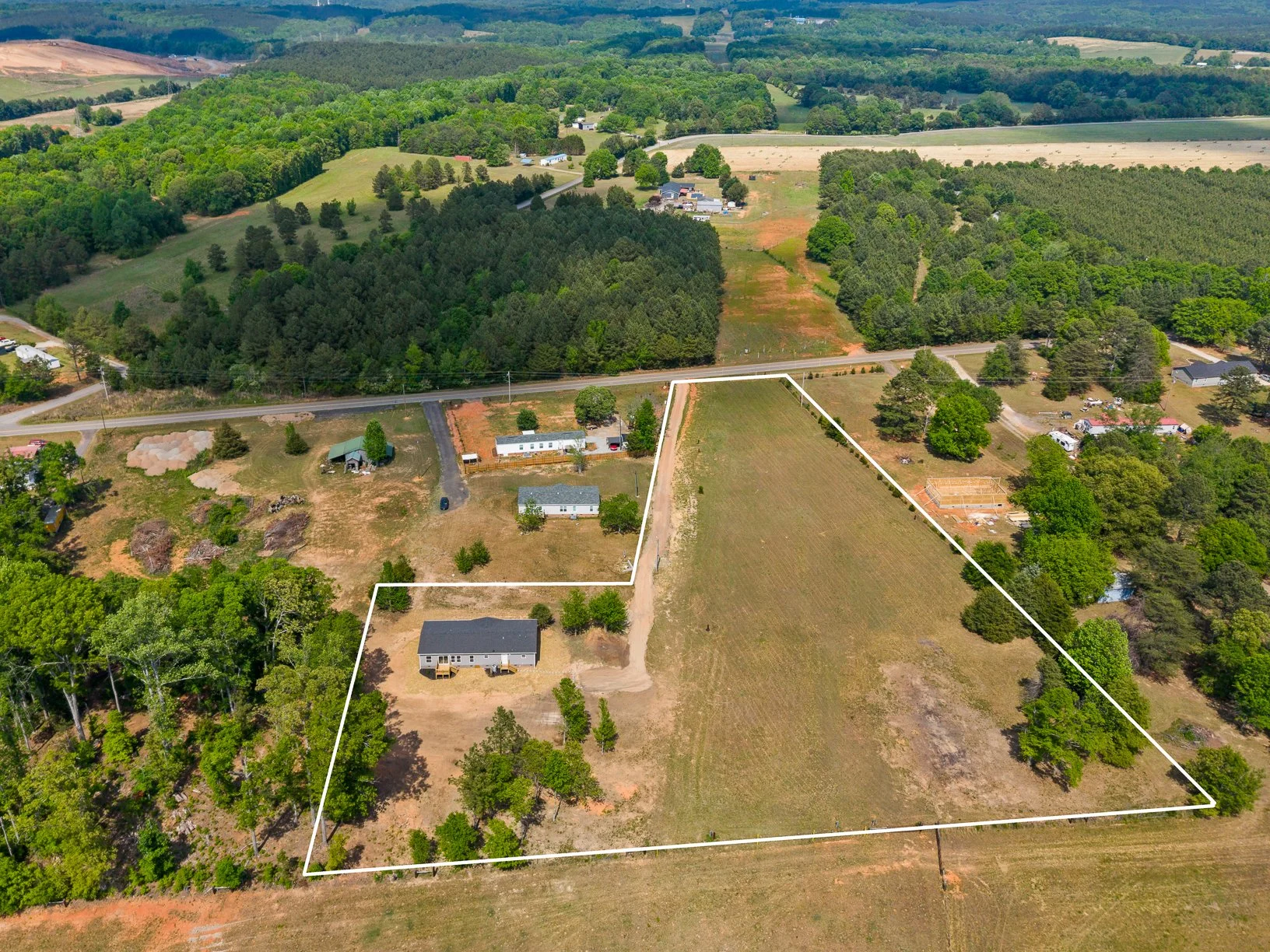 919 Rector Rd Belton SC overhead view