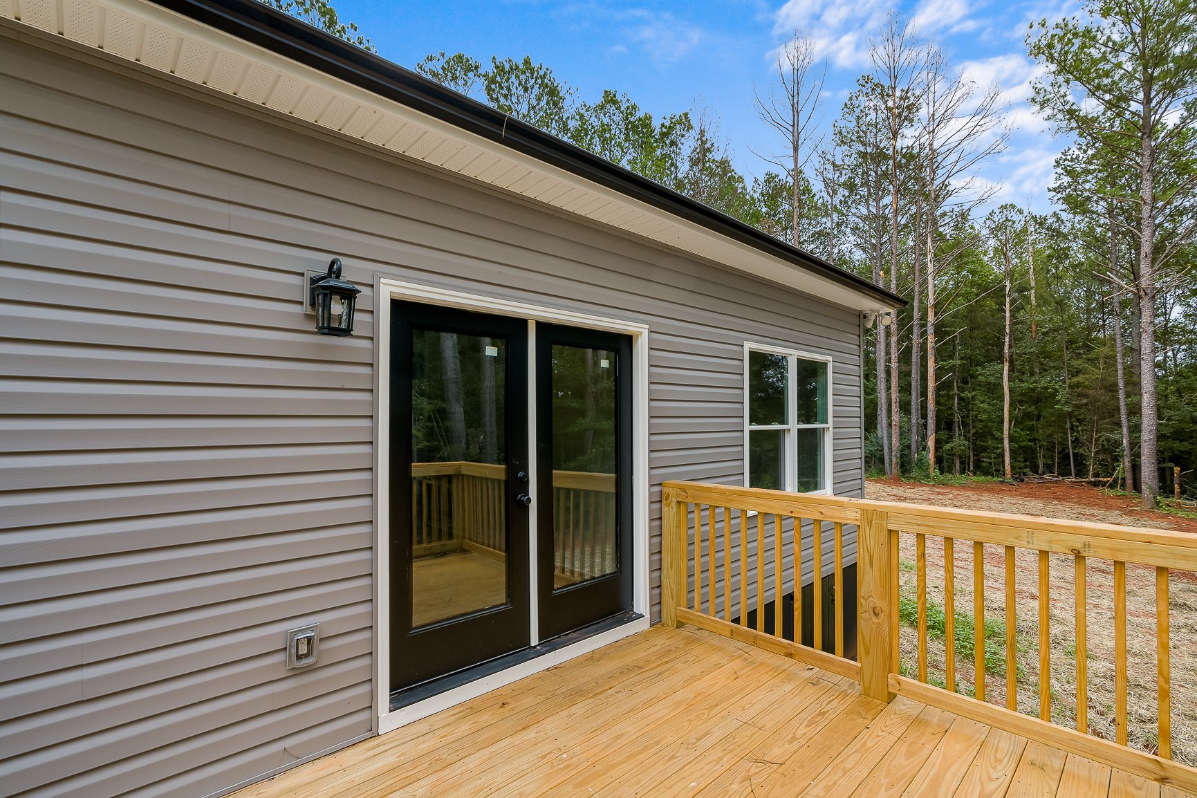 sliding doors and deck