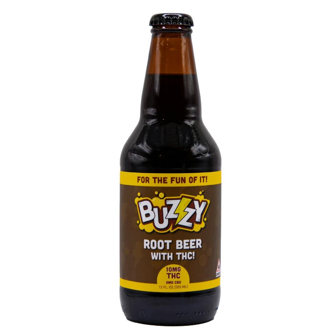 Buzzy Root Beer Soda 10mg THC