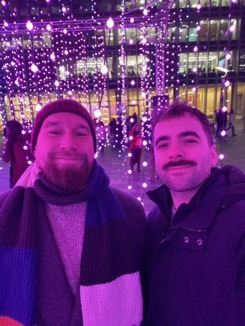 Winter lights, Canary Wharf