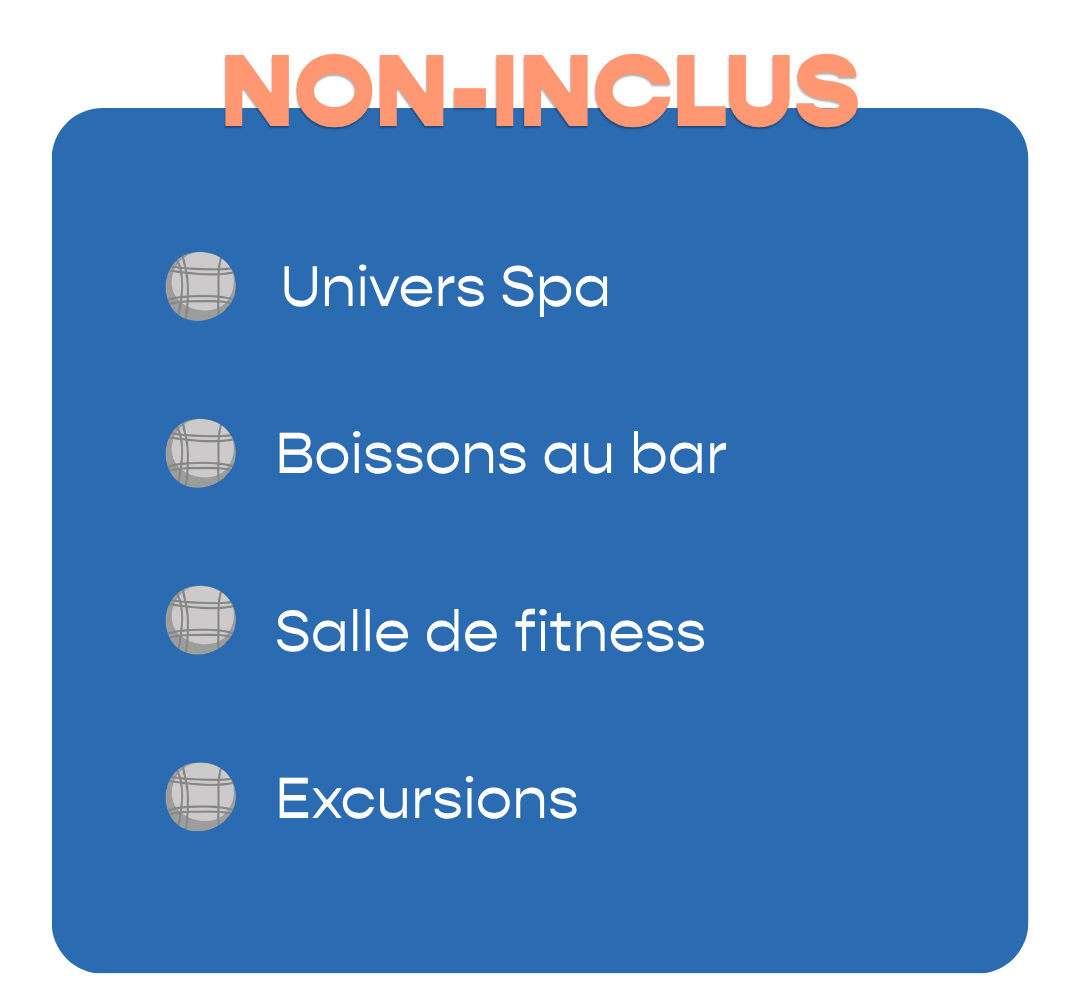 services non inclus