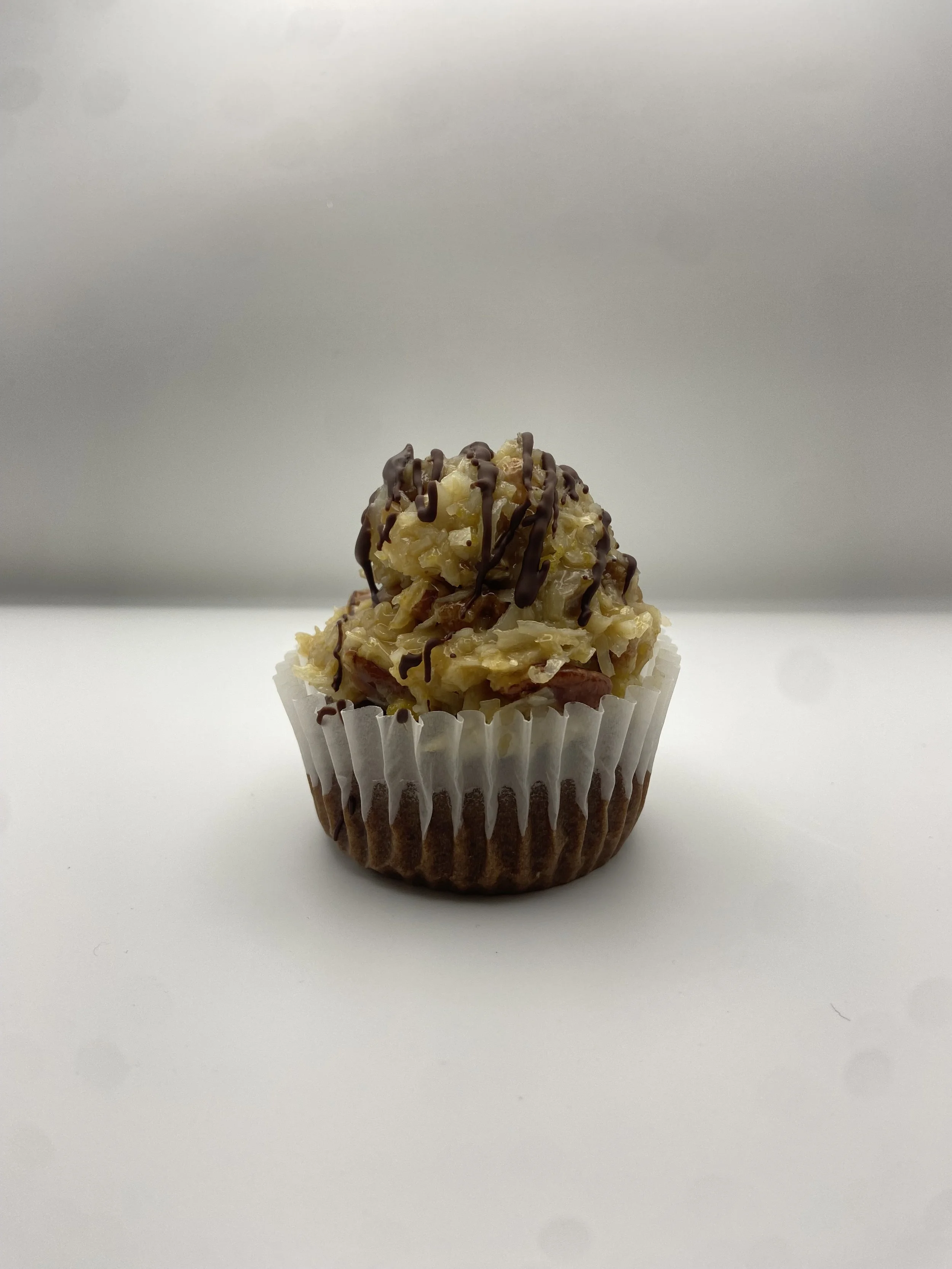 German Chocolate Cupcake