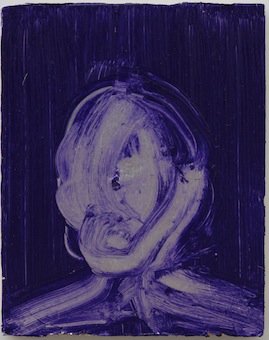 Don't Be Afraid, oil on aluminium