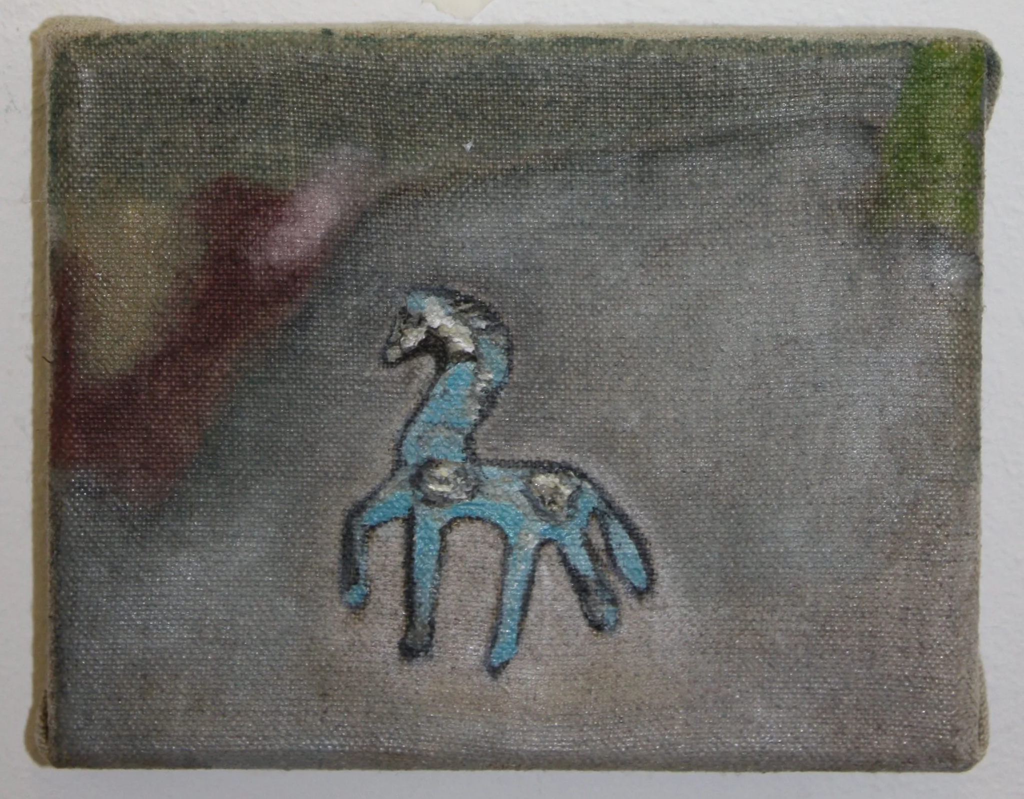 Blue Horse, oil on linen