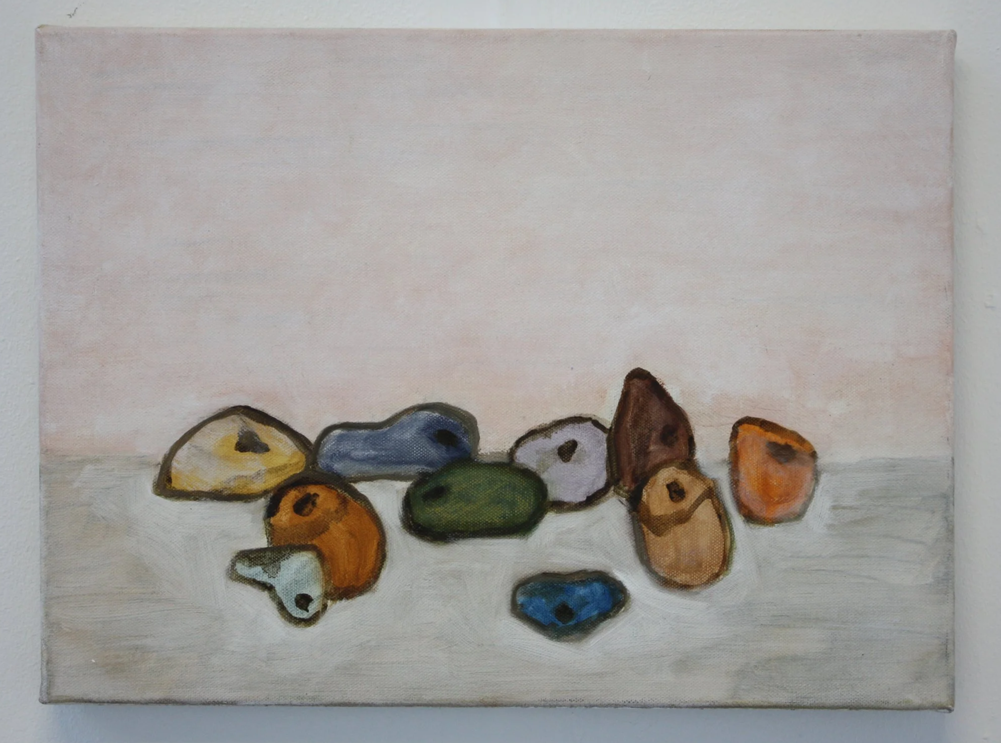 Stones, oil on canvas