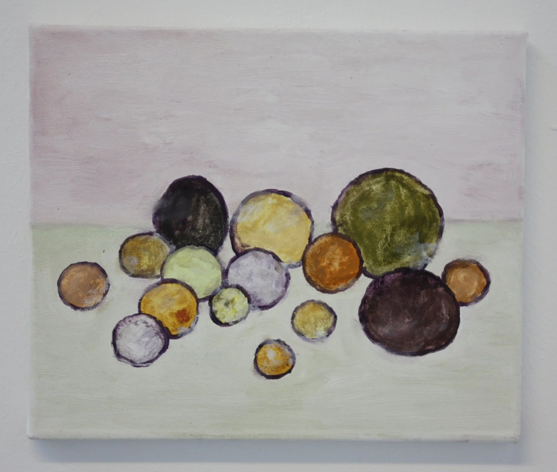 Stones, oil on canvas