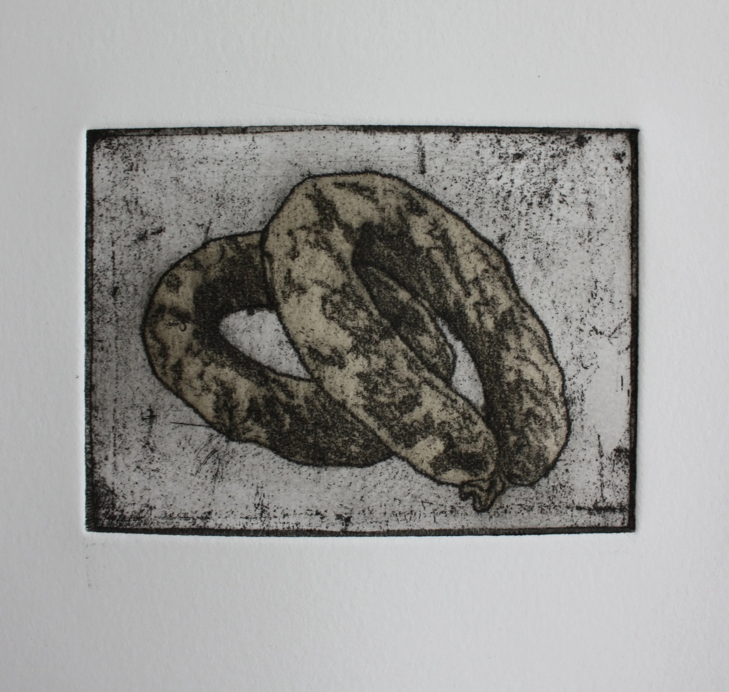 Salami, etching