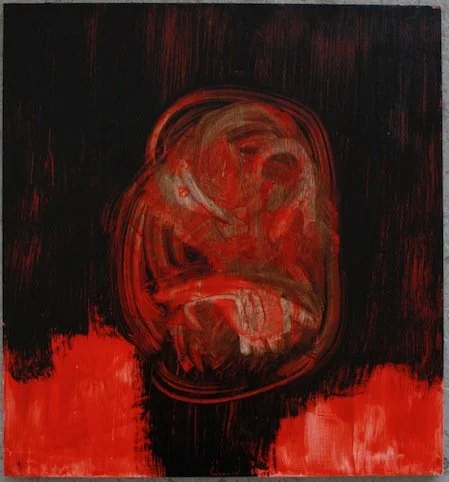 Don't Be Afraid, oil on board