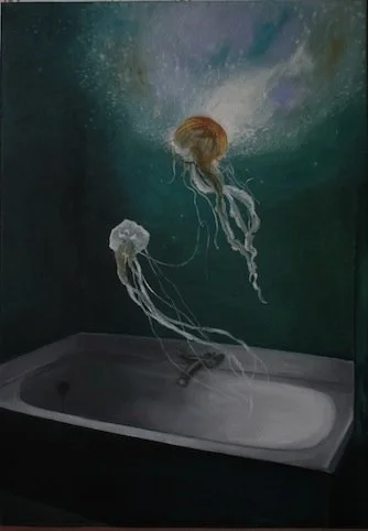 Emergence, oil on canvas