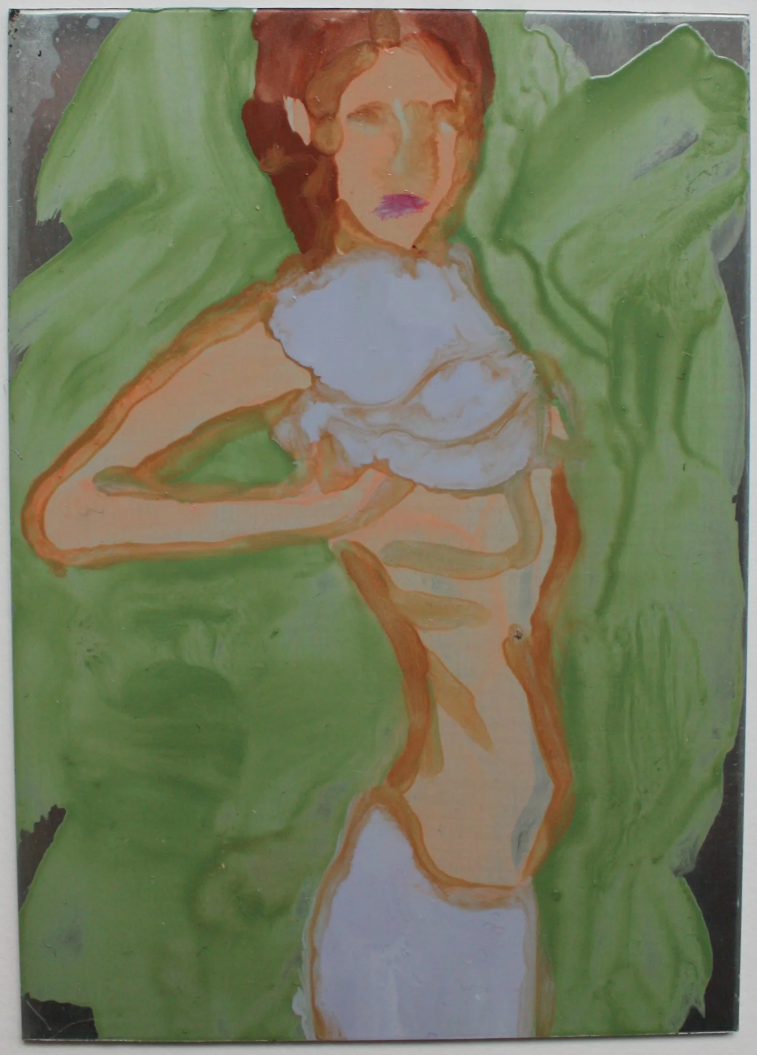 More or Less, enamel on metal