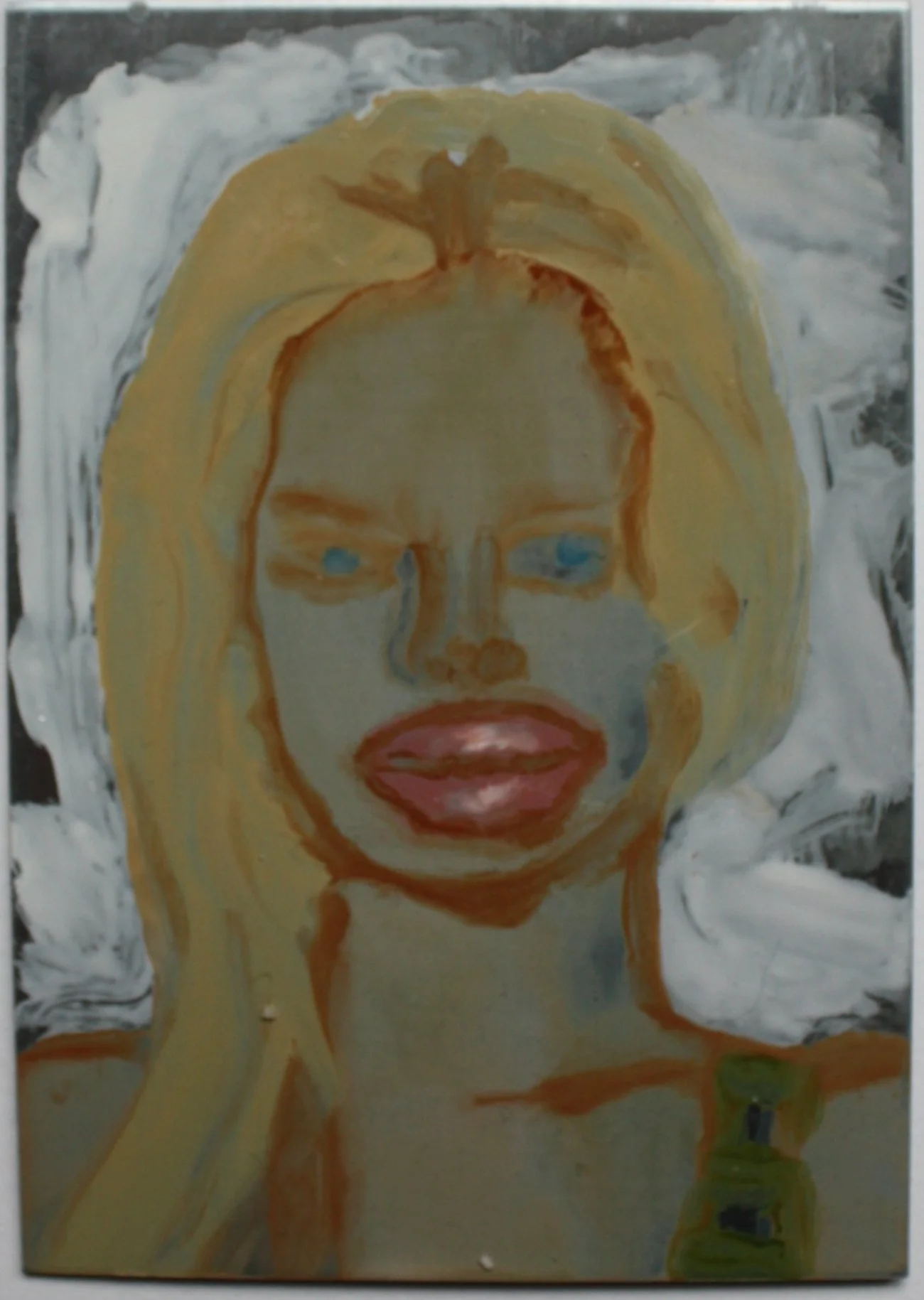 More or Less, enamel on metal