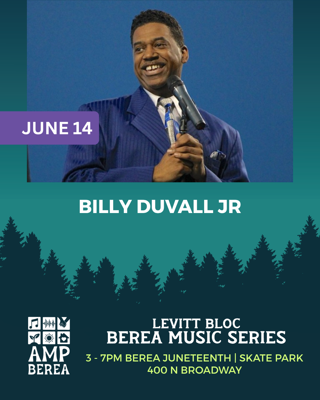 Billy Duvall Jr. is a gospel vocalist and Berea College alum from Park City, KY with a voice that has taken him around the world and back.
