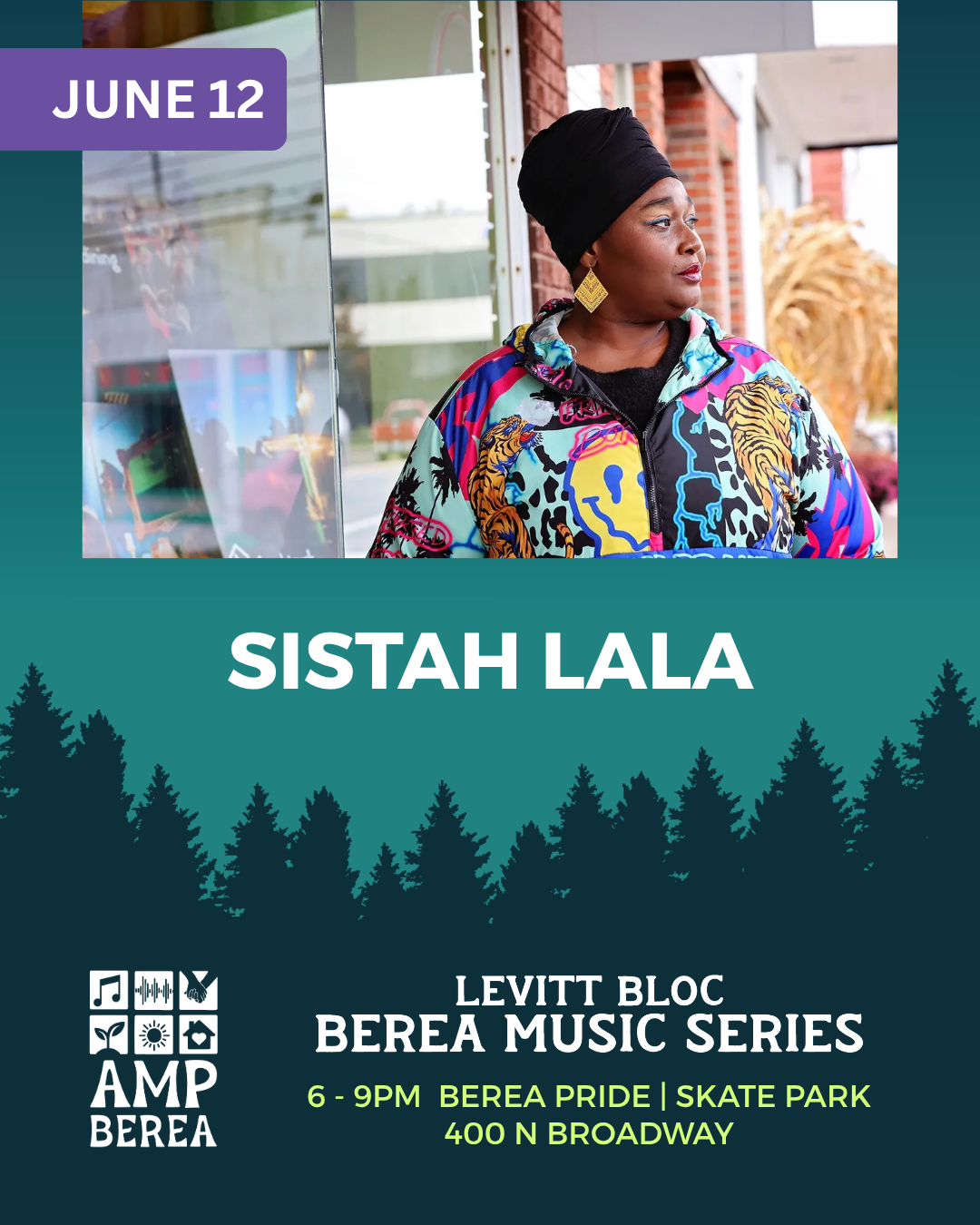 Sistah LaLa is a Berea-based vocalist and force - classically trained, opera-stage experienced, now doing something entirely her own at the intersection of American Negro Spirituals, folk, and soul.