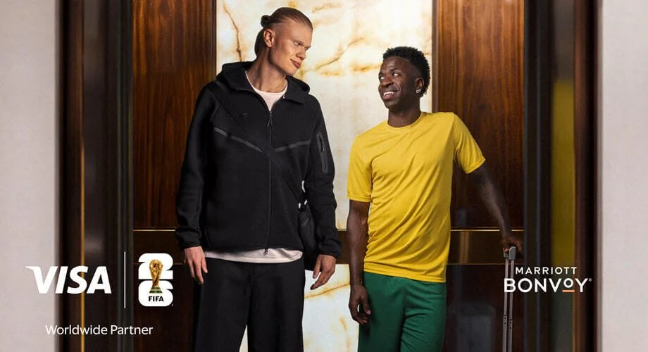 Rising Star: Jude O’Dwyer appears in the Marriott Bonvoy and Visa Commercial
