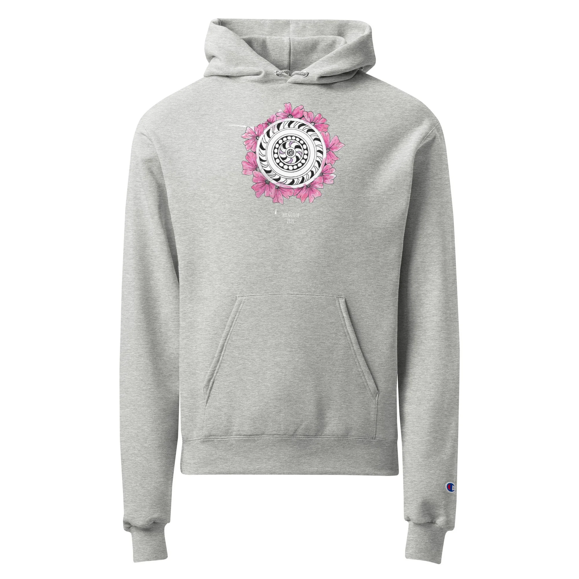 Women's Pink Mandala Hoodie