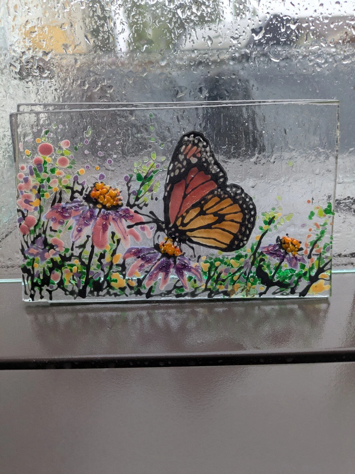 Monarch – Glass Postcard