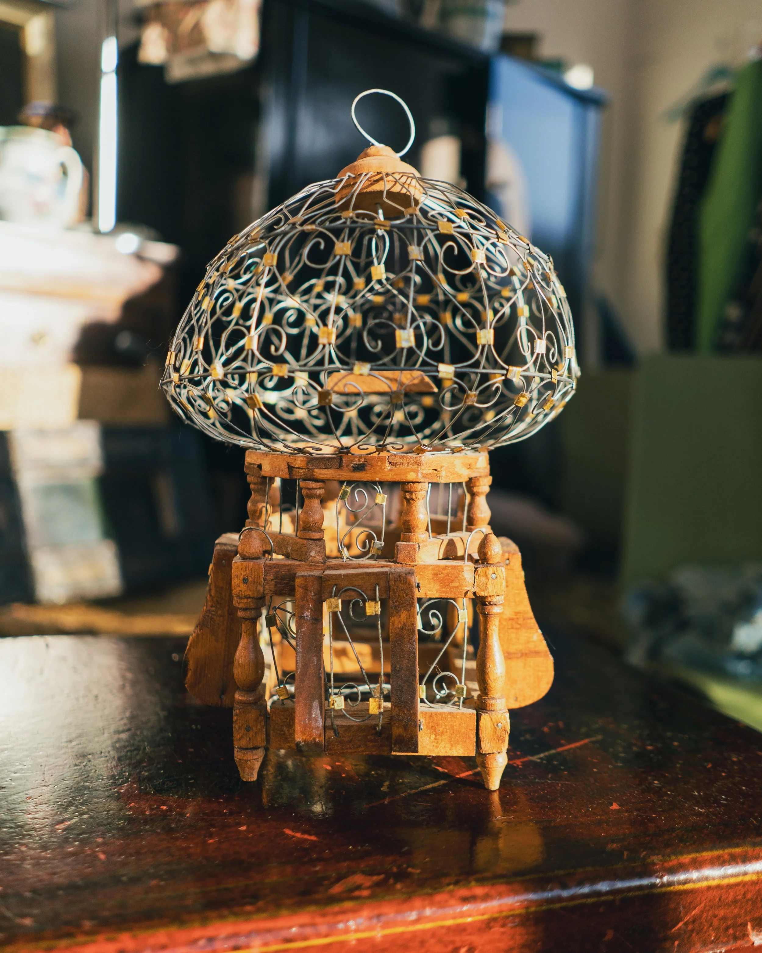 Handmade Vintage Birdcage