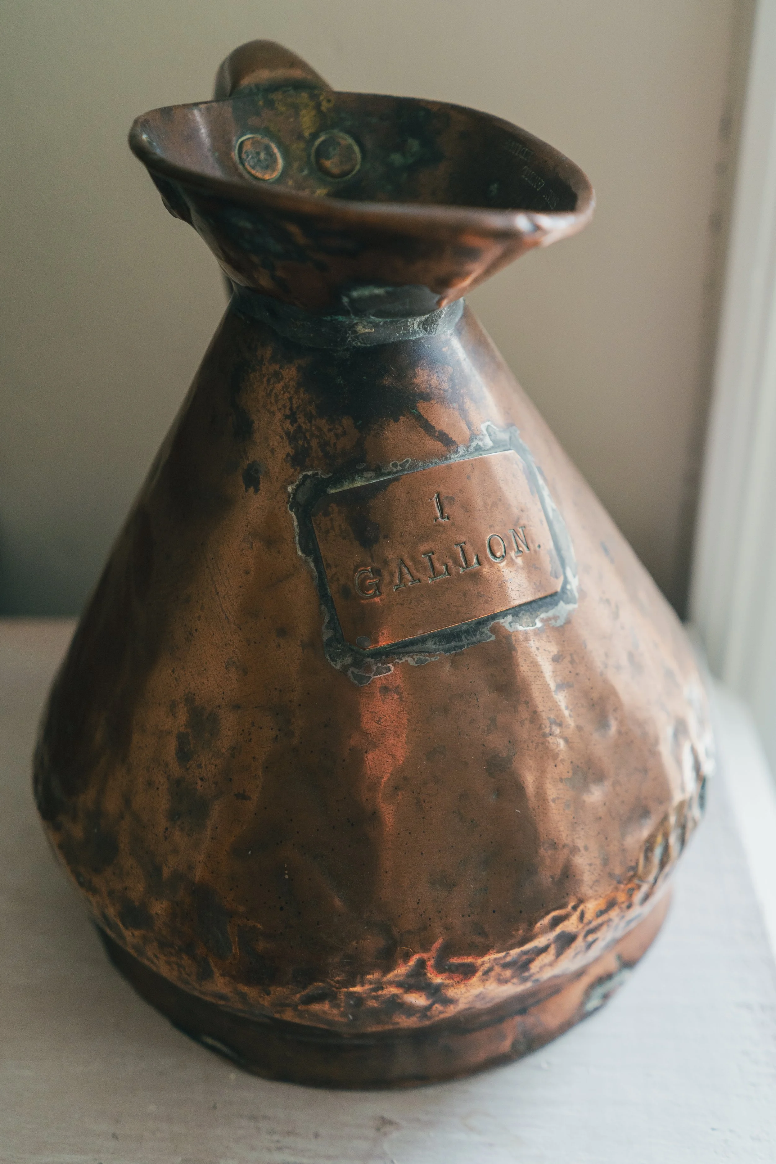 1 Gallon antique 19th century copper pitcher : Jug.dng.jpg