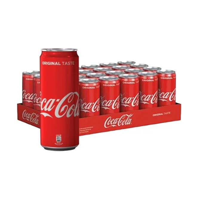 Coca-Cola Original Taste – Sleek Can 33cl (Pack de 24)