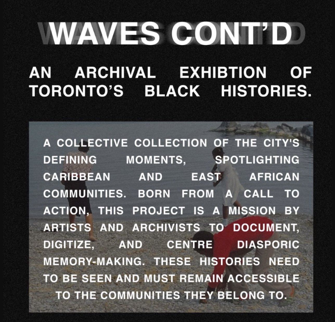 WAVES CONT'D Exhibition