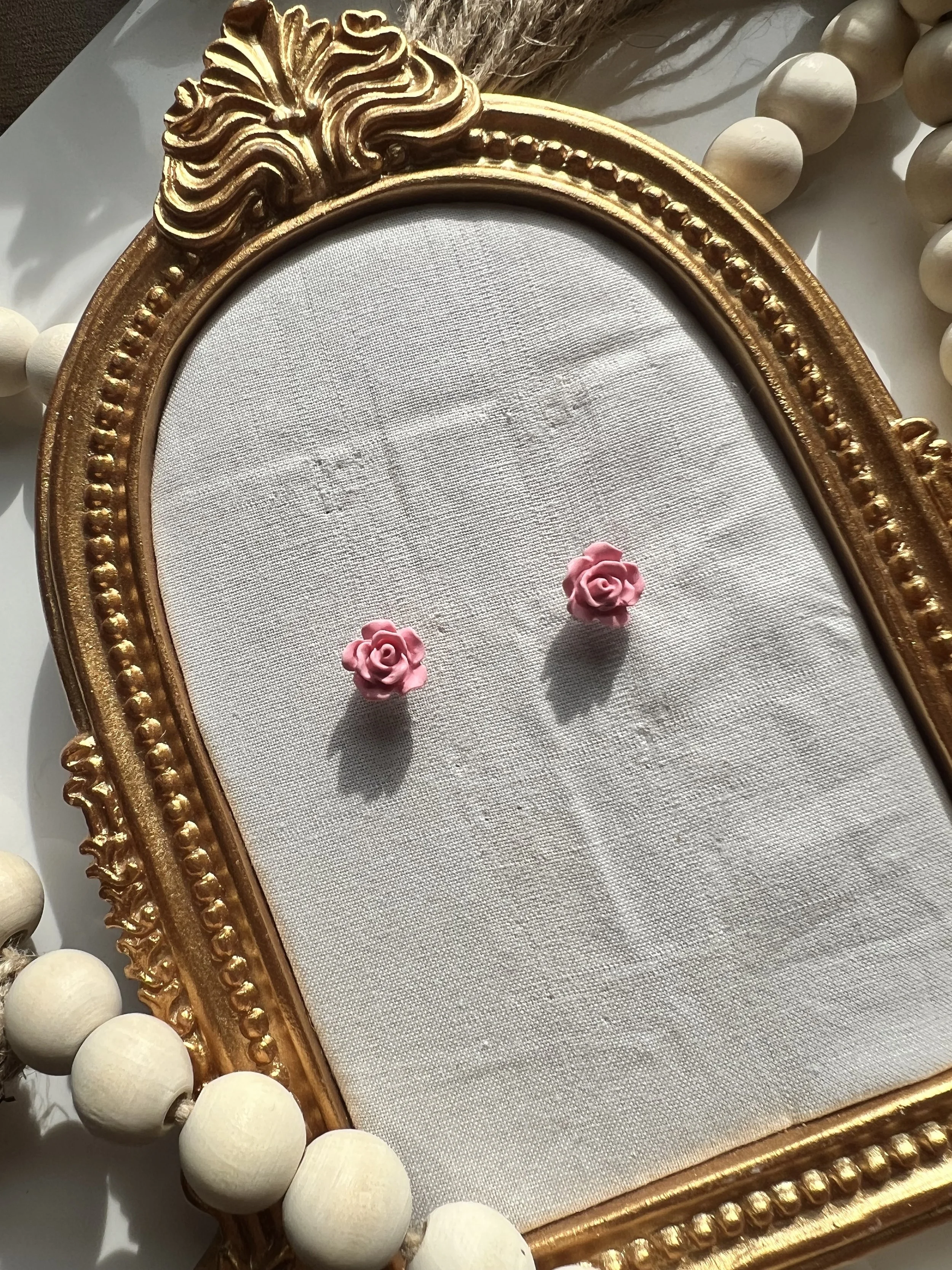 Dainty Rose Studs