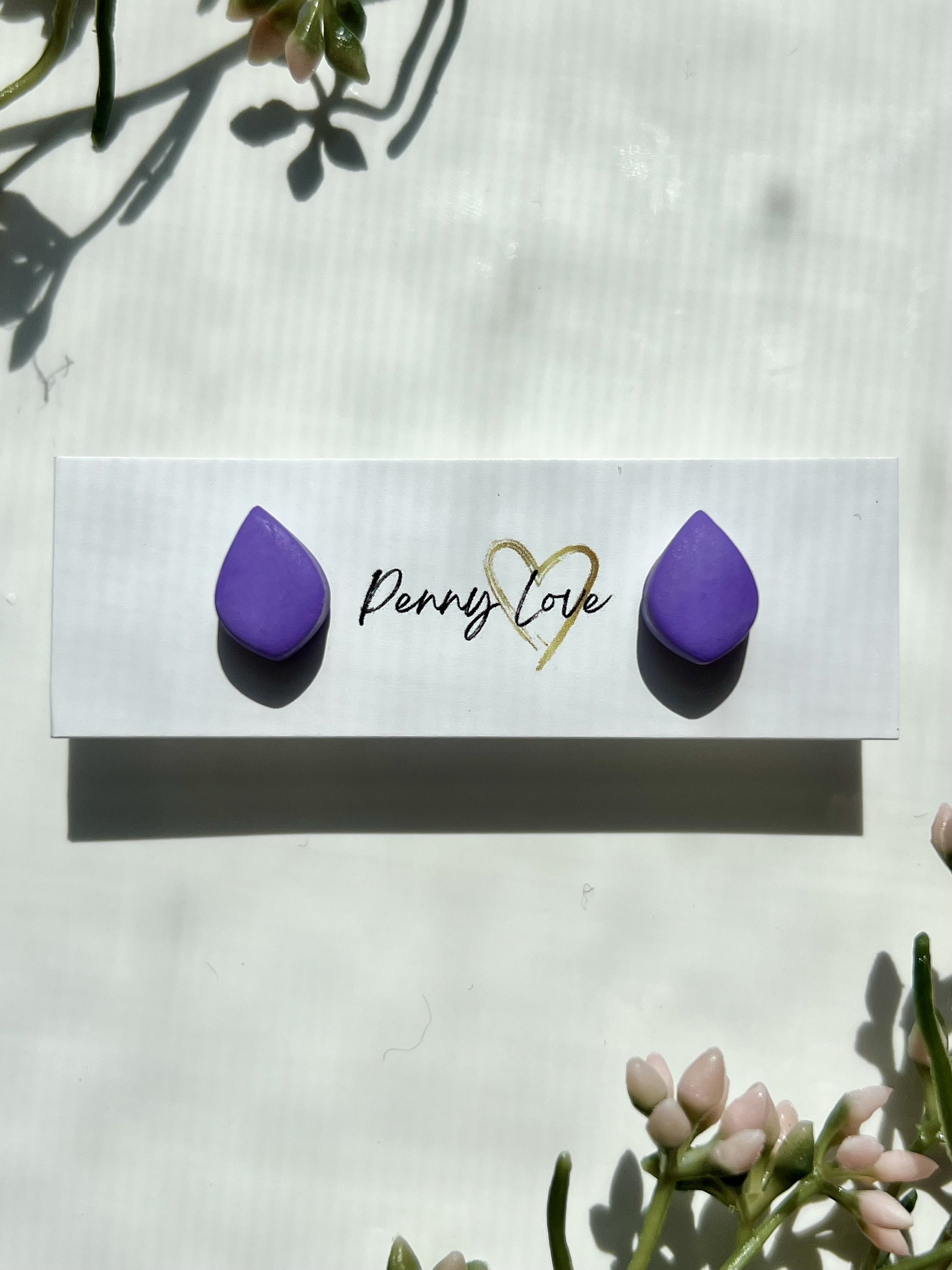 Purple Rain Studs