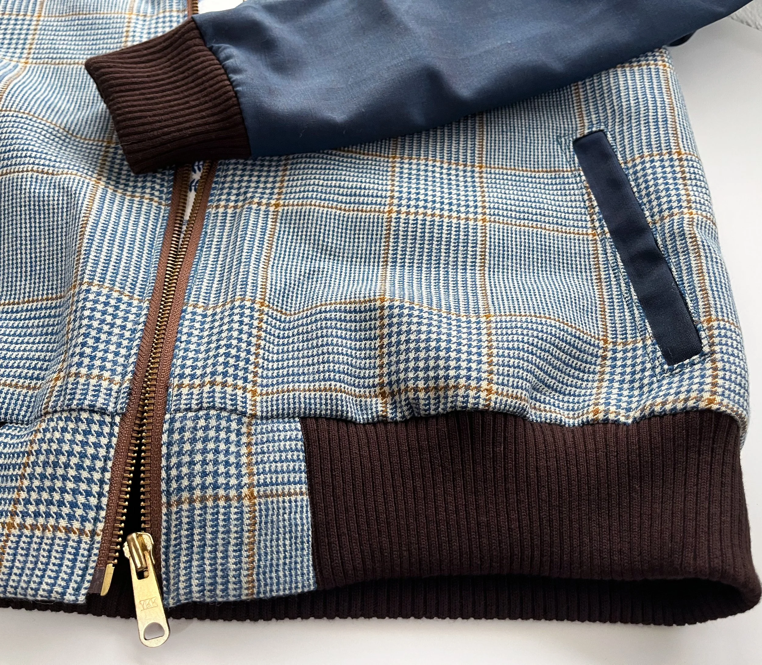 CipollaBomberJacket_BluChocPlaid_Zipper.jpg