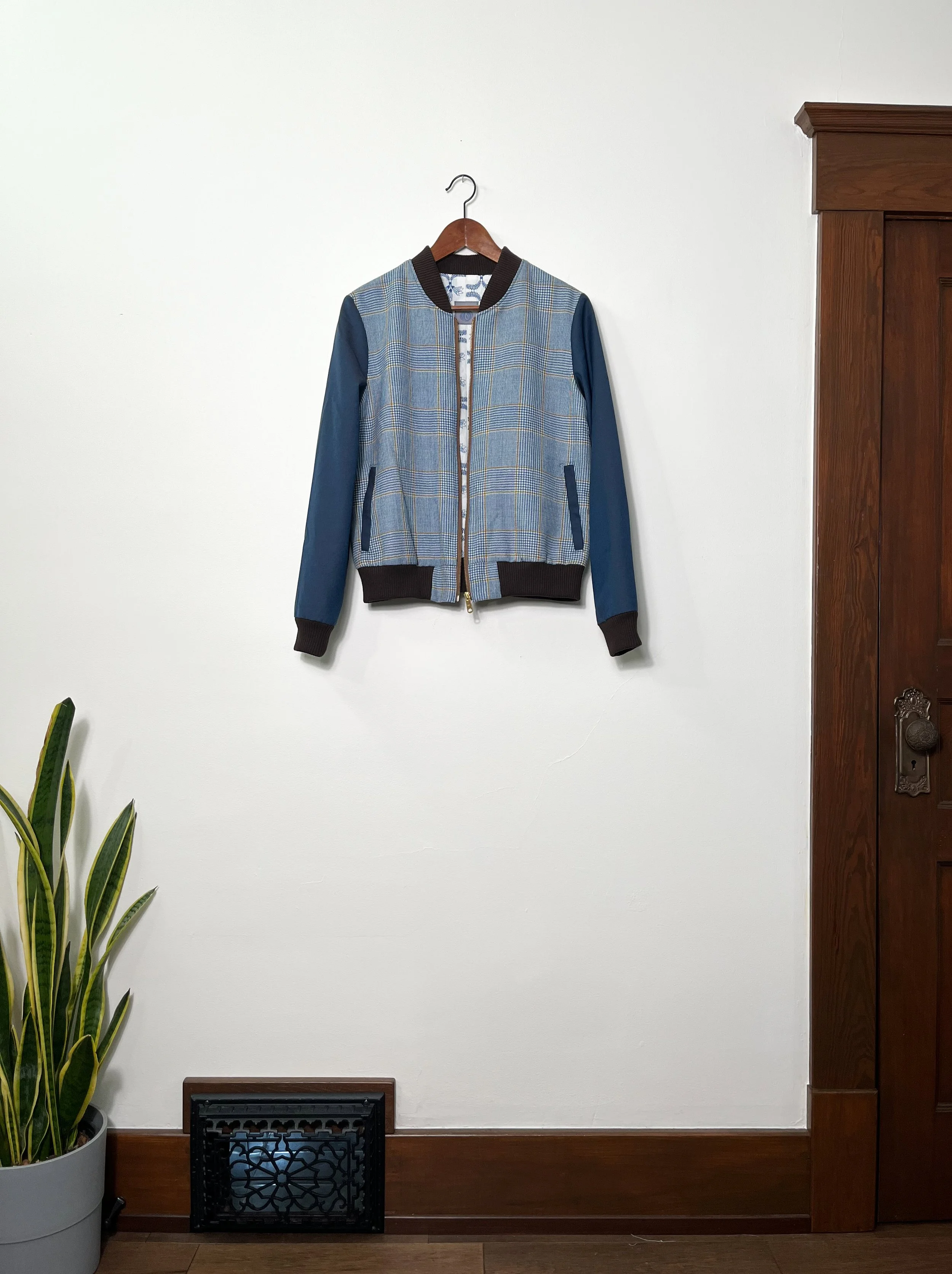 CipollaBomberJacket_BluChocPlaid_Wall.jpg