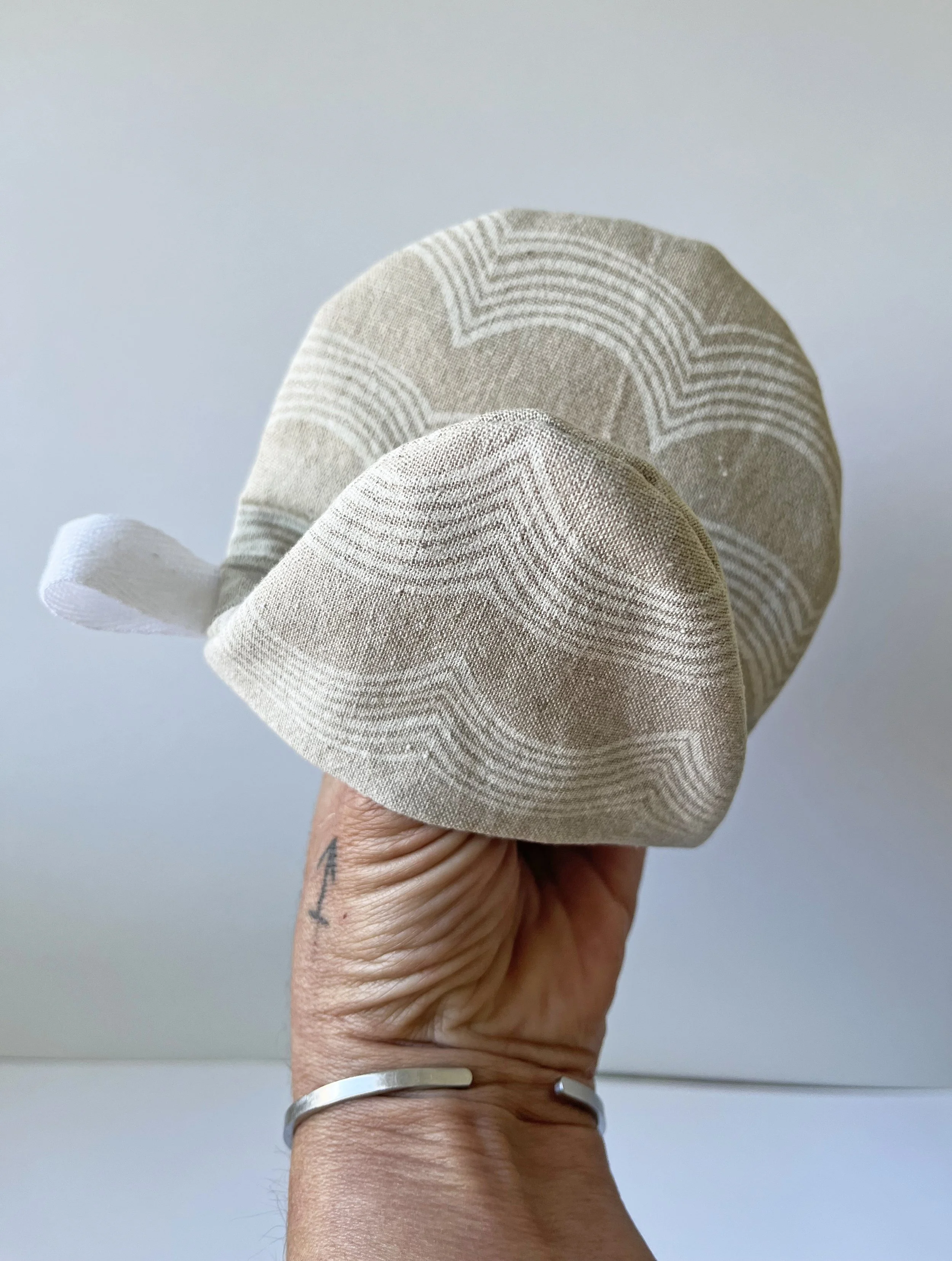 Mini Mitt Pair - Linen Wave - Oatmeal or Black