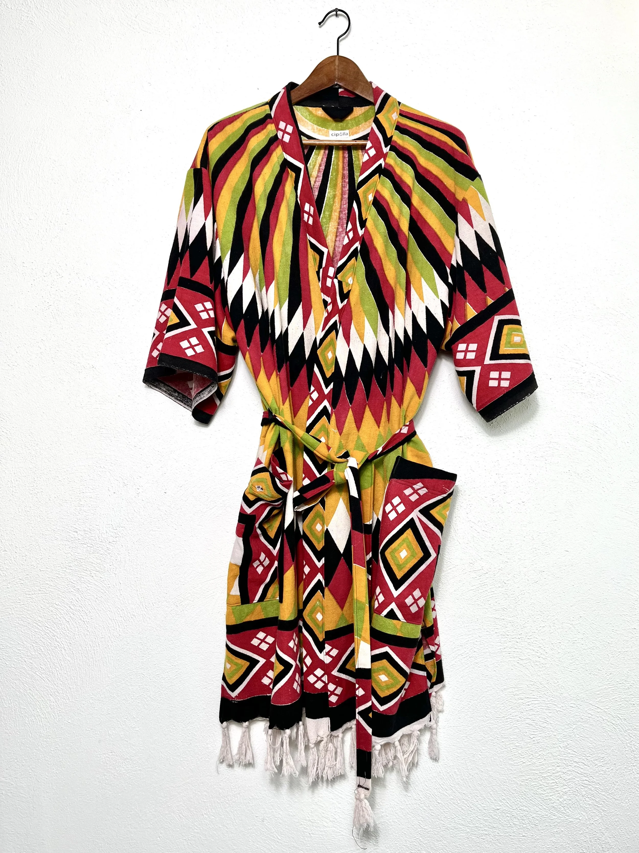 Cotton Robe - Vibrant Burst - Open Size SM-LG