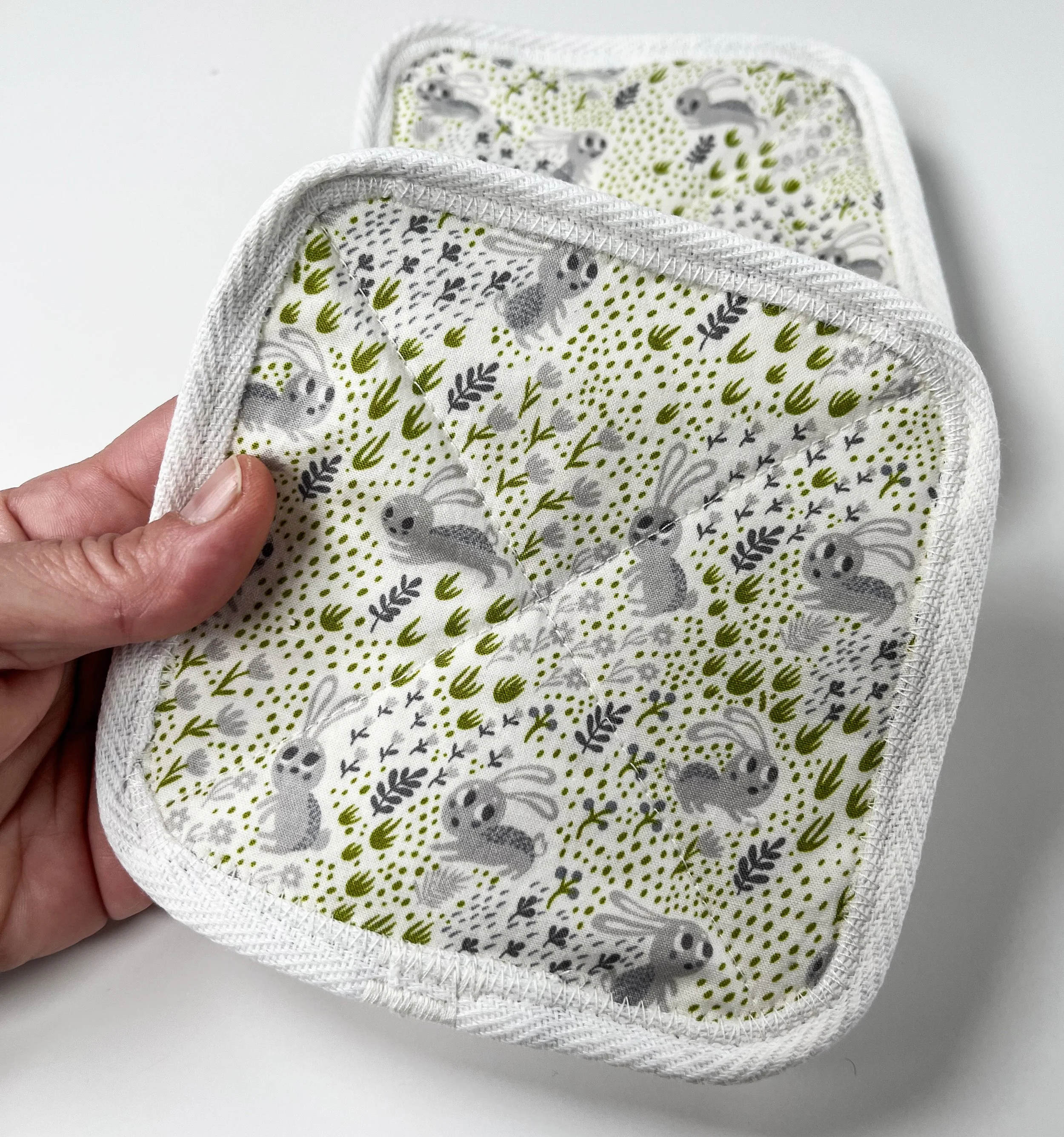 Bunny Minis - Dual Layer Cotton Cloths - 5 Pack