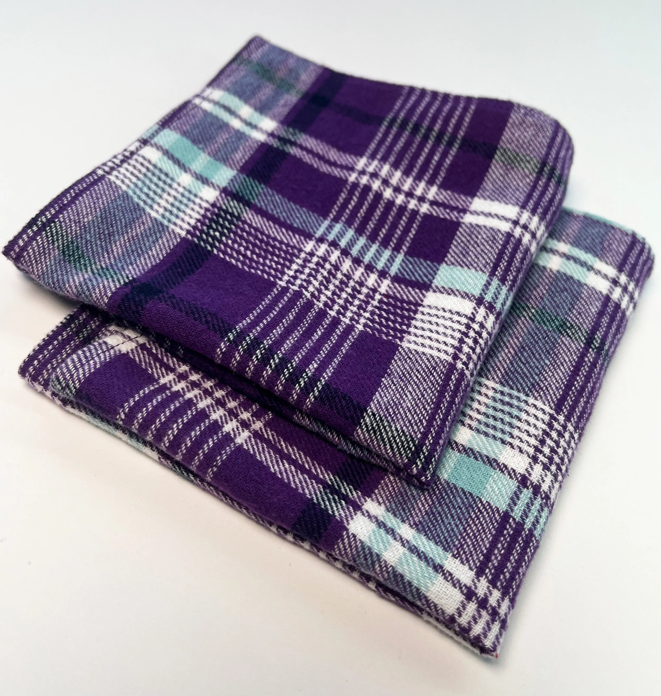 CipollaHanky_MINIS_CottonPlaid_Eggplant_fold.jpg