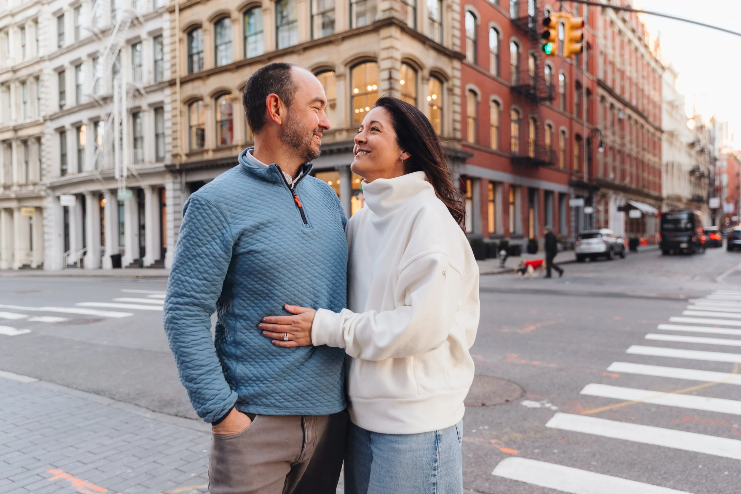 Soho couple cinematic photography