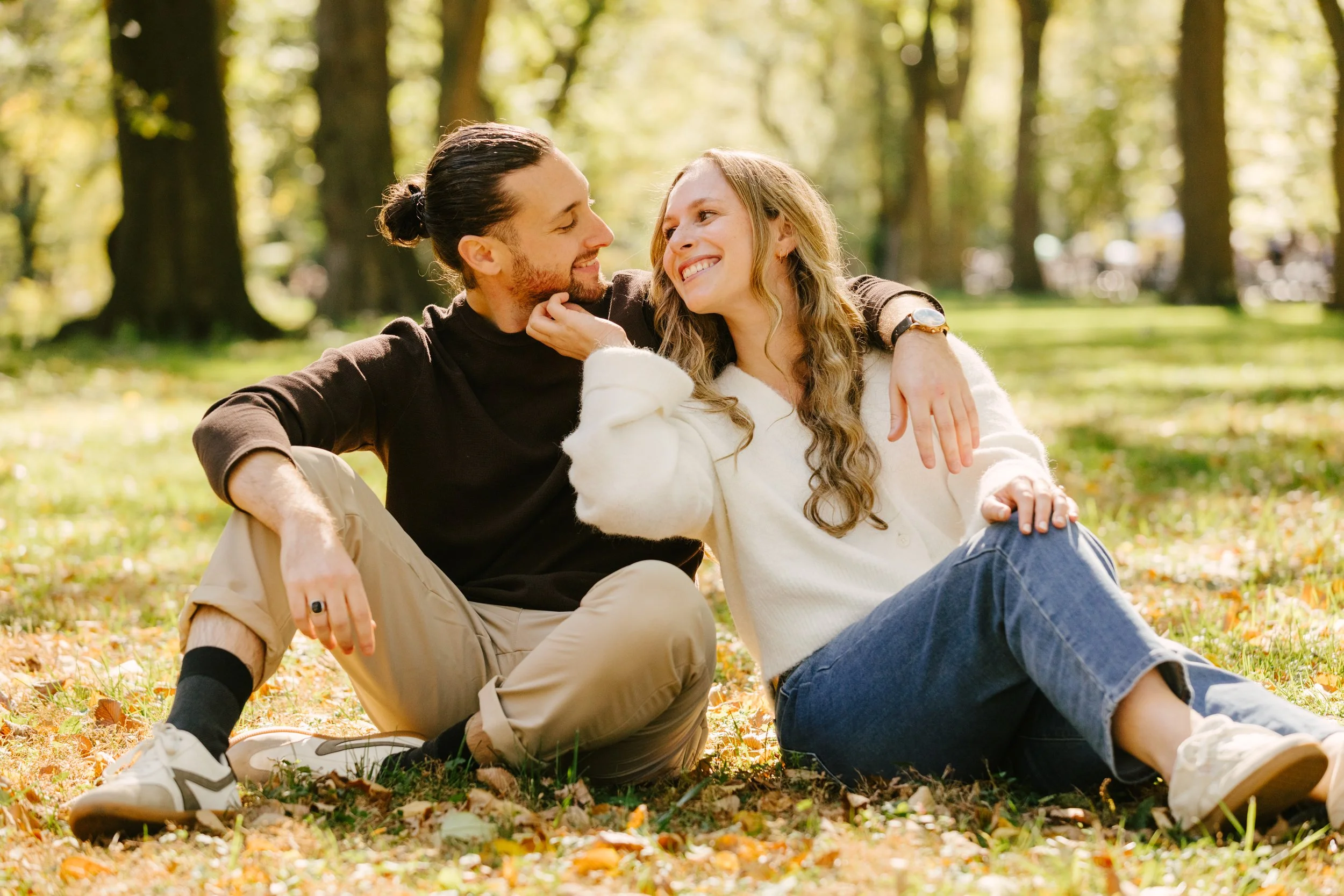 young couple cinematic photoshoot intimate nyc photographer