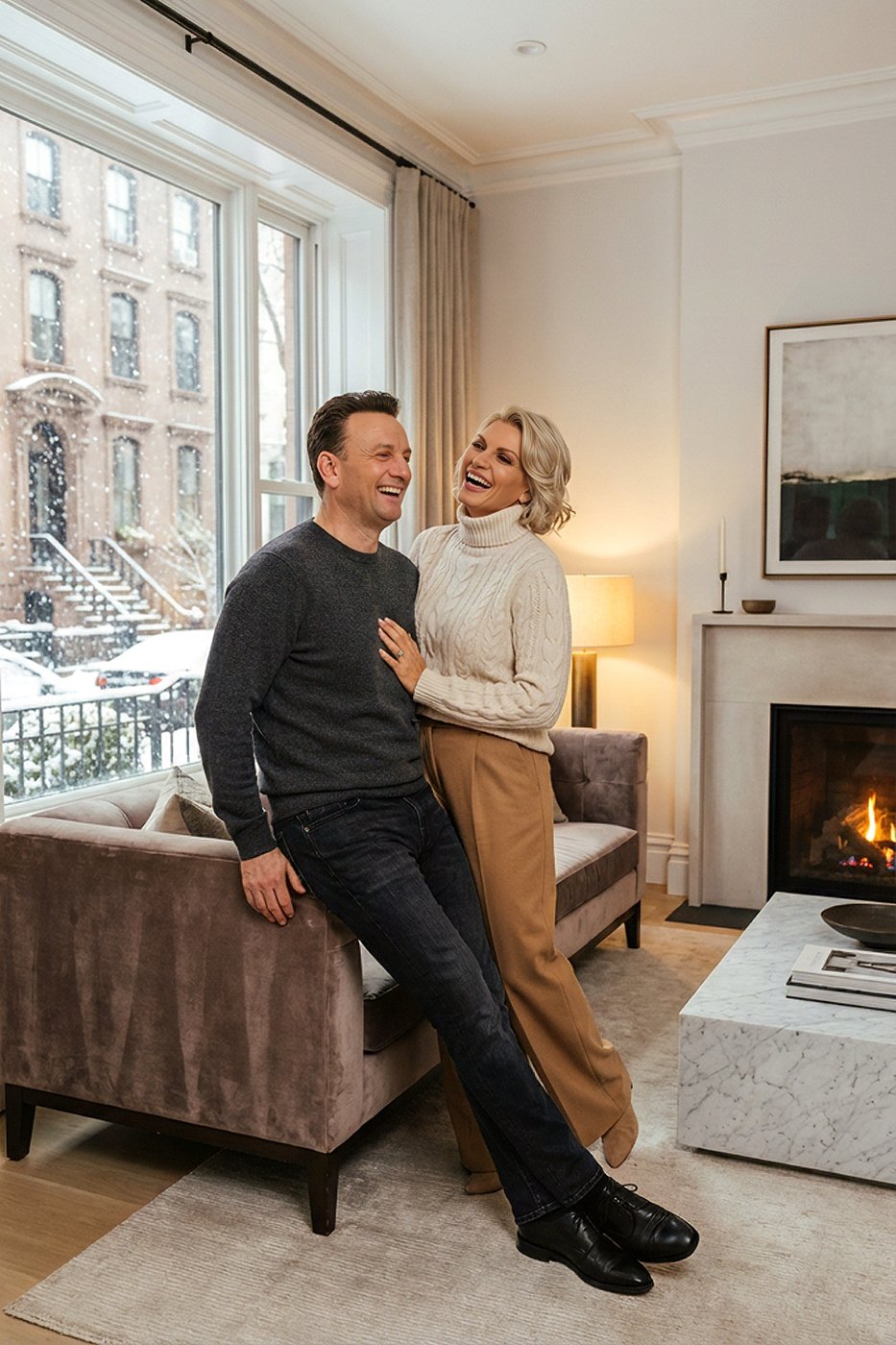 at home photo session UWS tribeca