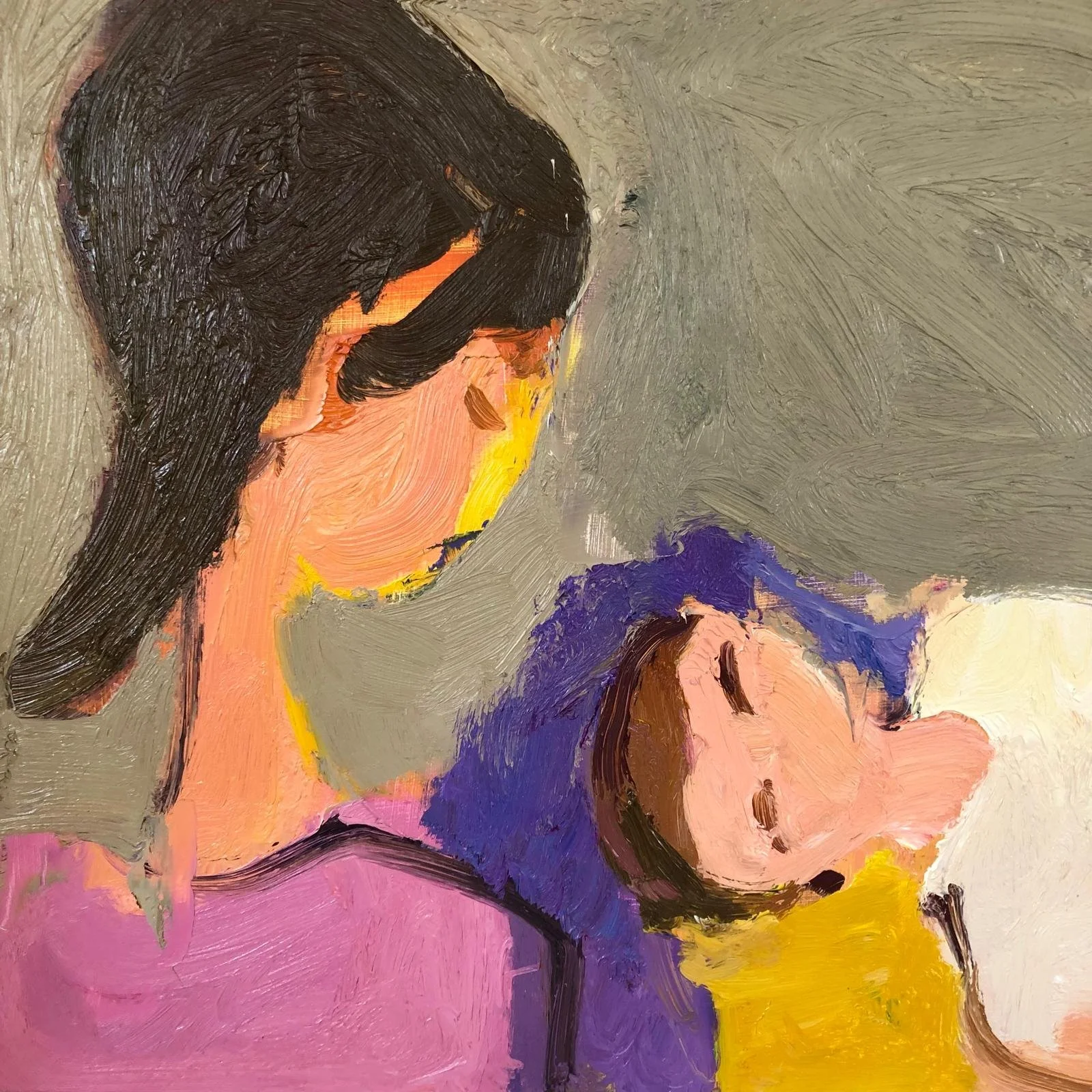 On the Dorset Downs. 18 x 20 inches. Oil on board