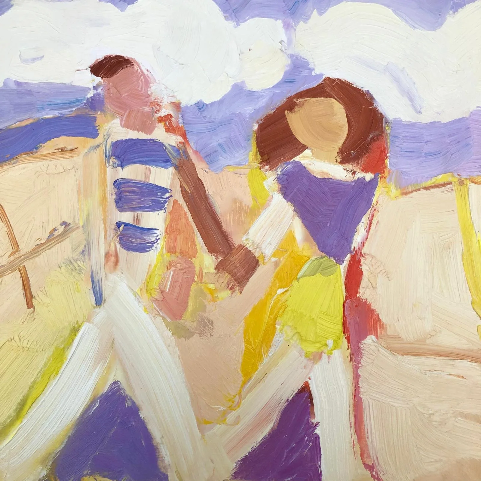 A world away. 14 x 16 inches. Oil on board