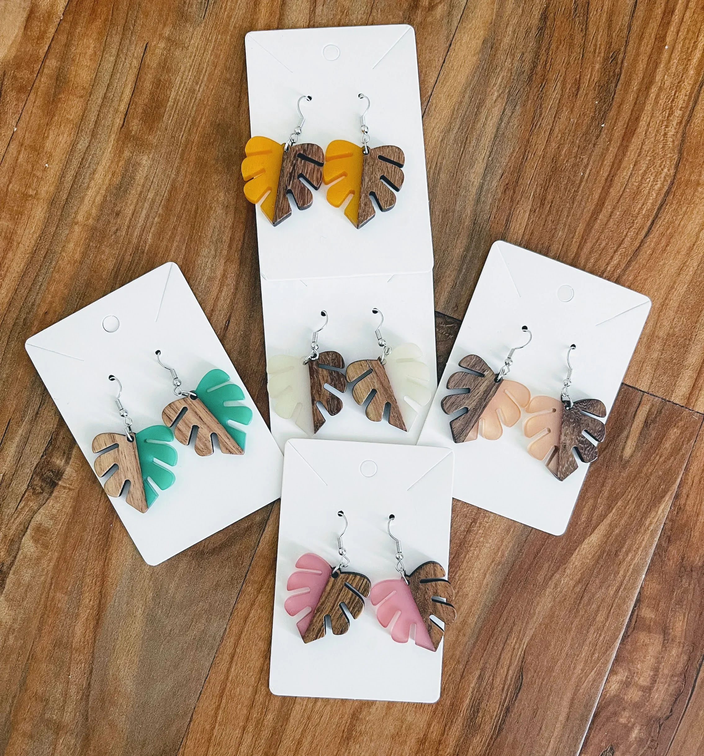 Handmade Boho Leaf Earrings by Idyllic Indie · by Auréa Seren