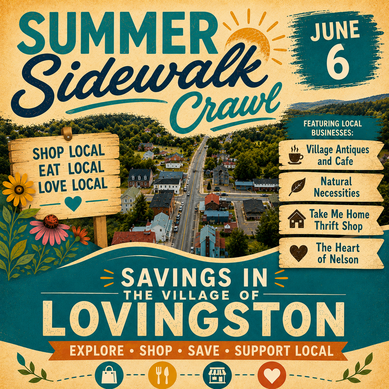 Summer Sidewalk Crawl